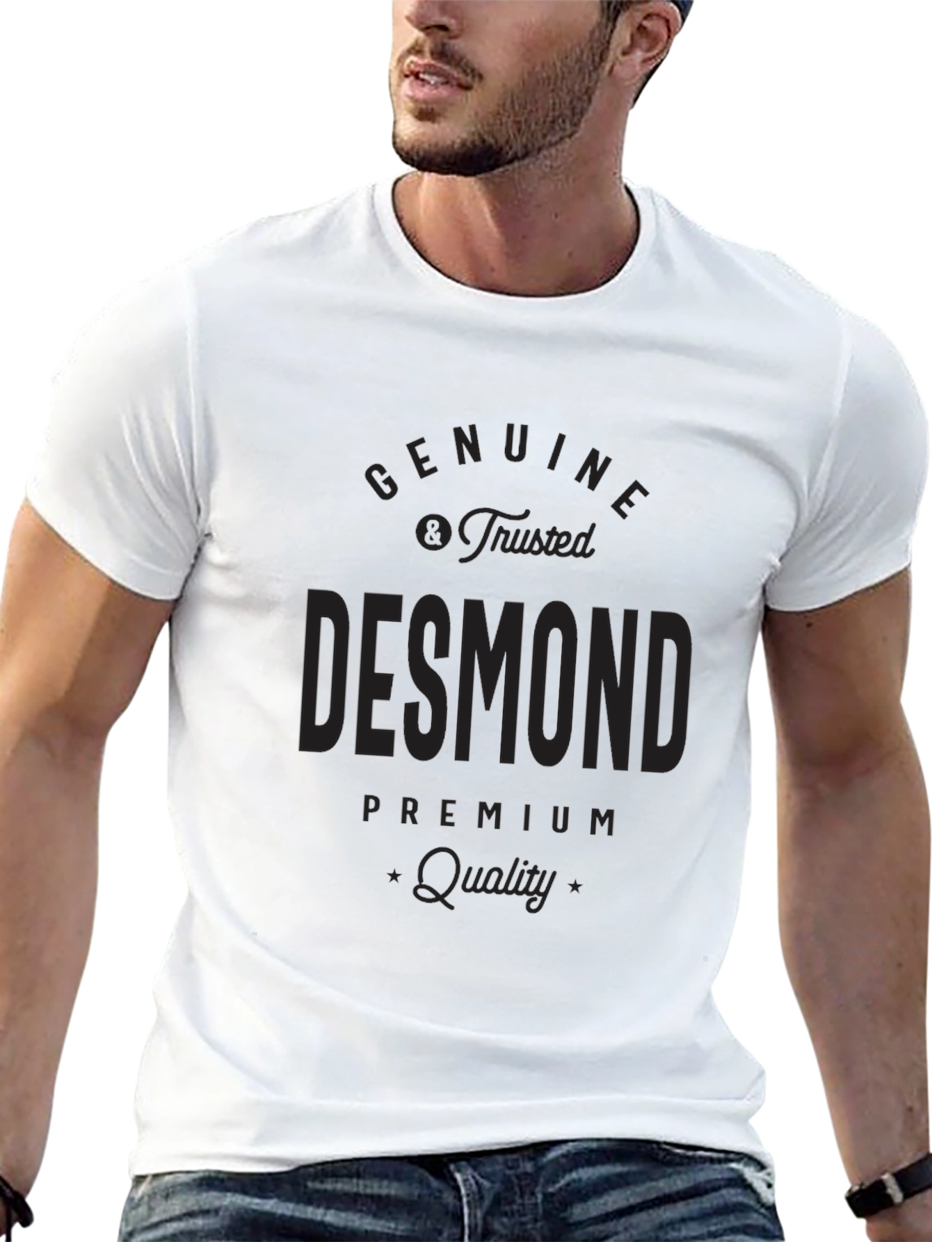 Desmond Personalized Black T-Shirt