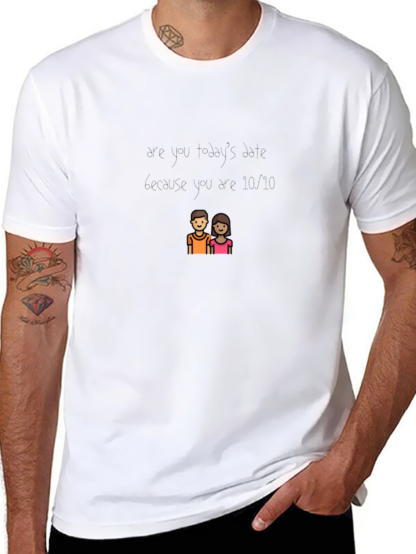 10/10 Date T-Shirt - Perfect for Valentines Day!