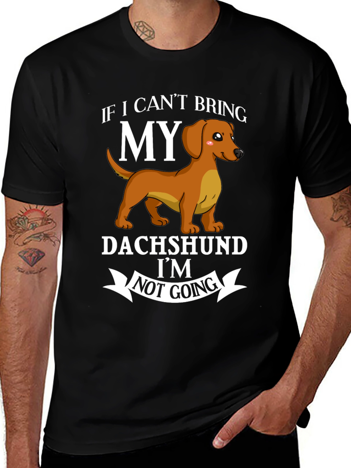 Dachshund Lover Graphic T-Shirt - Dog Breed Tee