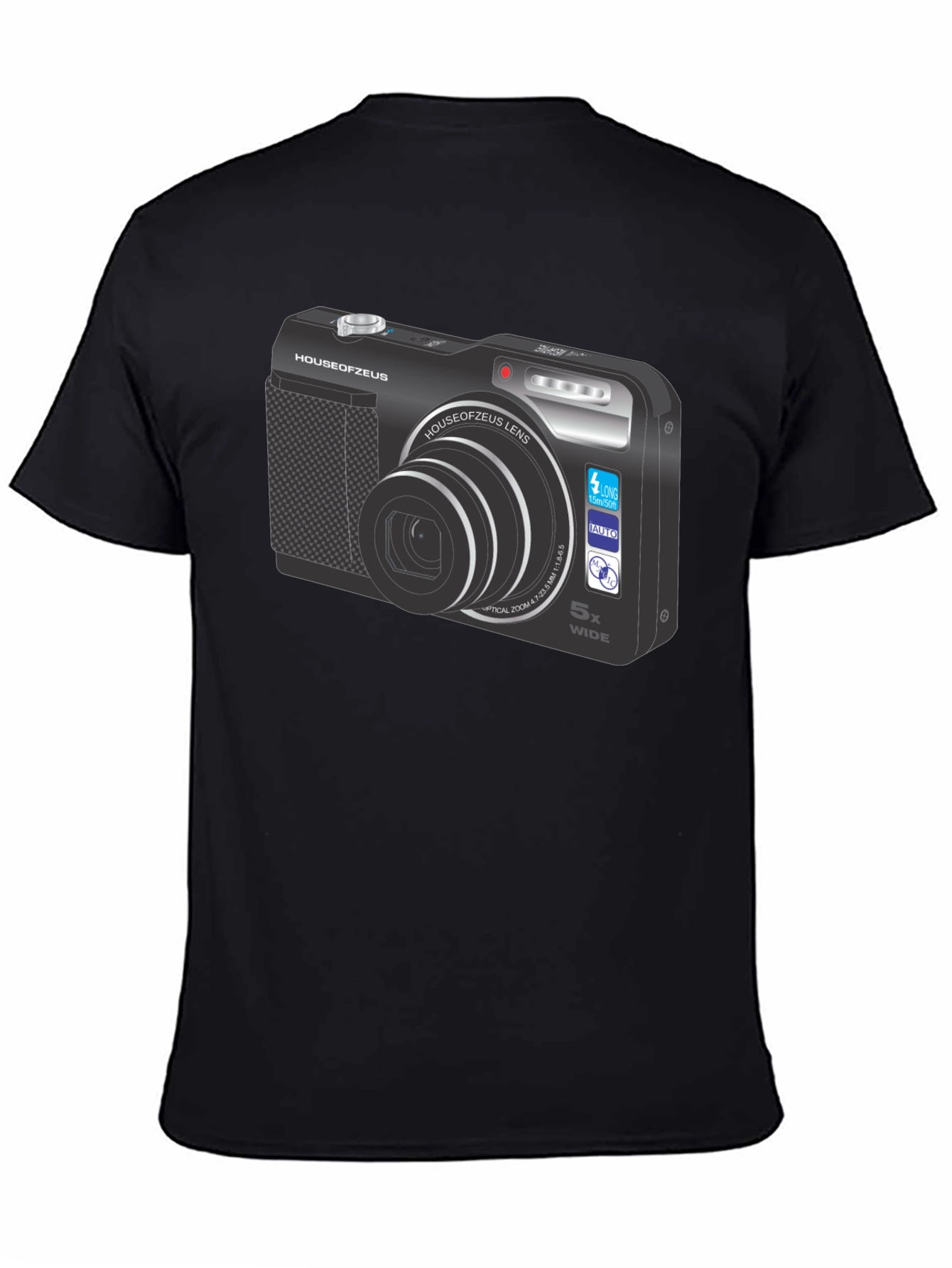 Camera Graphic Black T-Shirt
