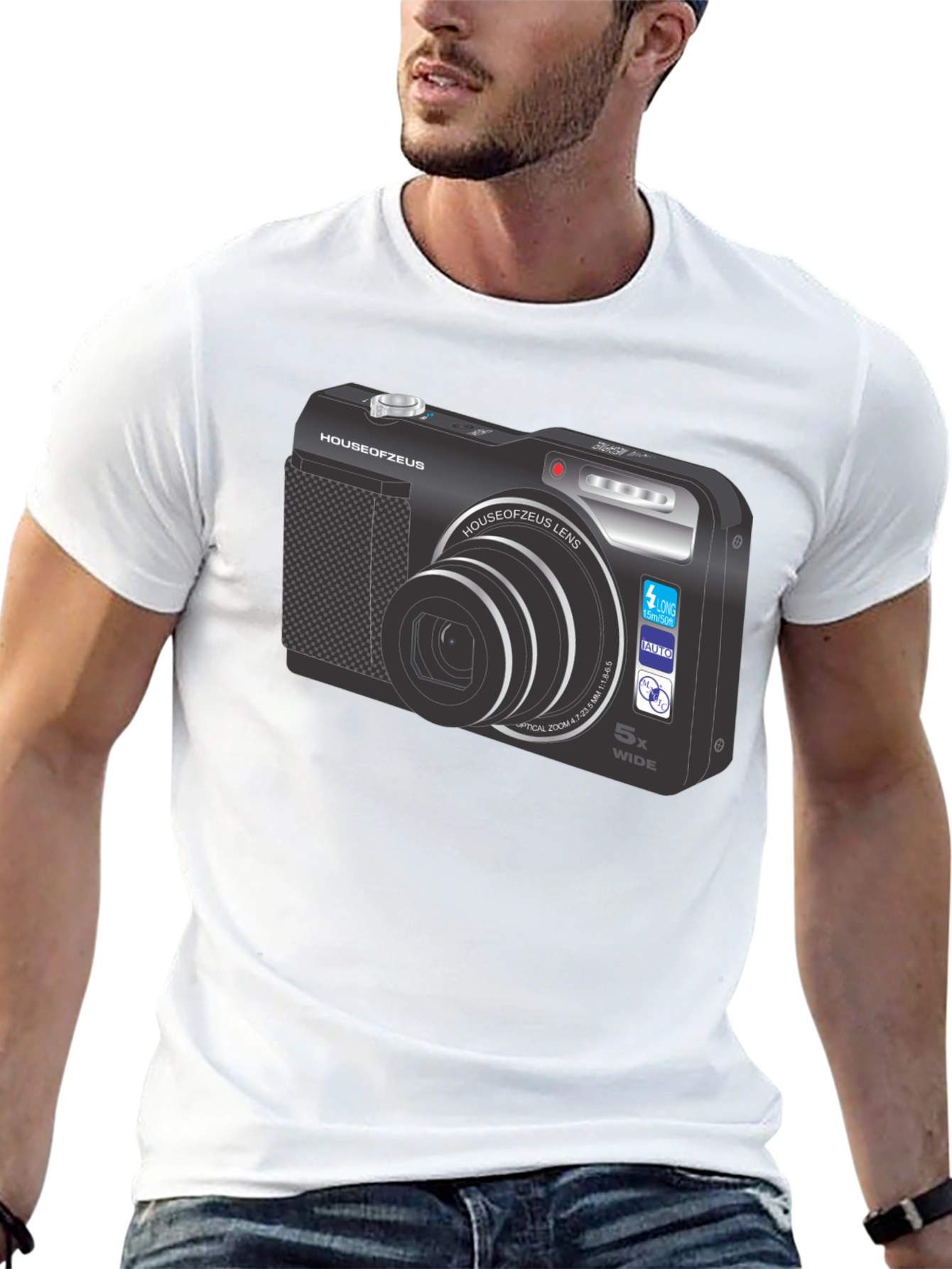 Camera Graphic Black T-Shirt