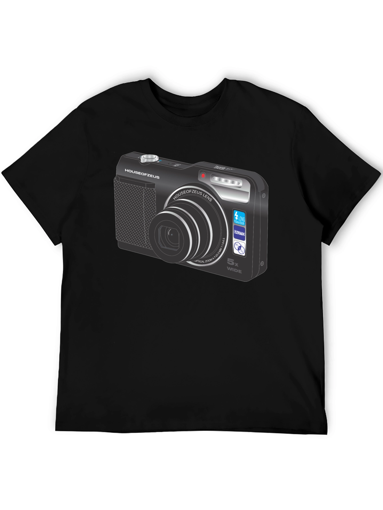 Camera Graphic Black T-Shirt