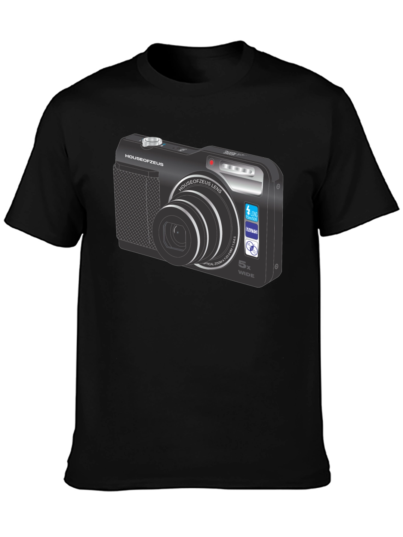 Camera Graphic Black T-Shirt