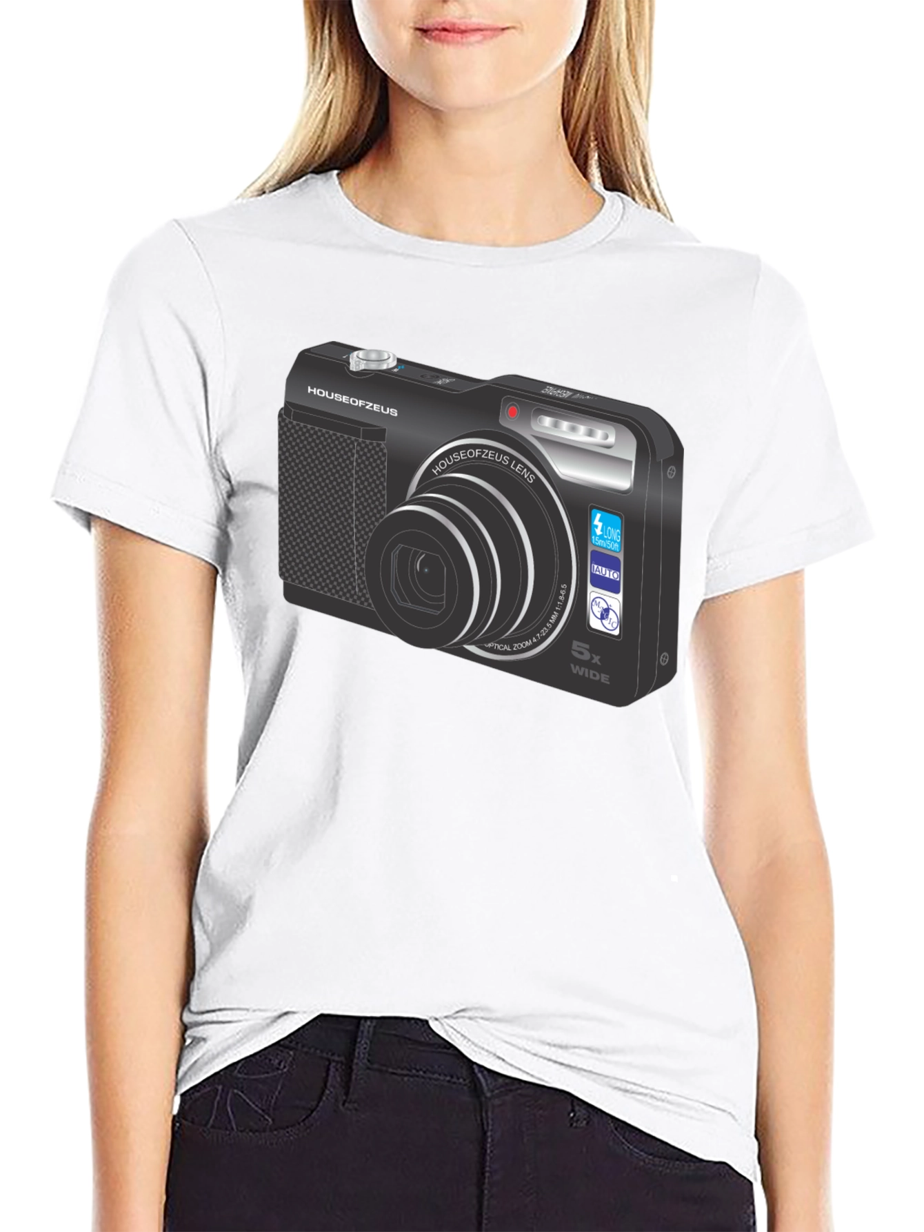 Camera Graphic Black T-Shirt