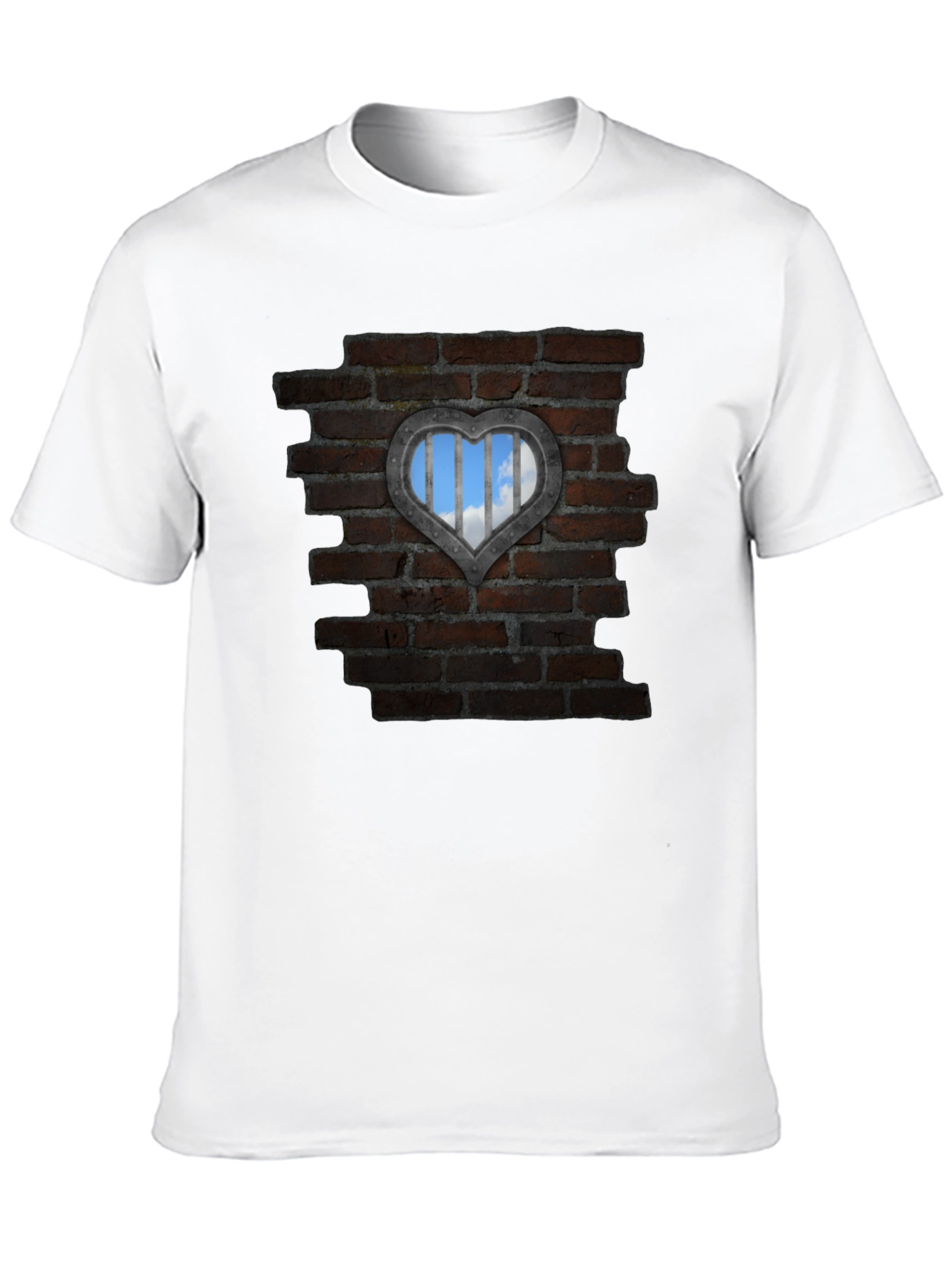 Heart Brick Wall T-Shirt