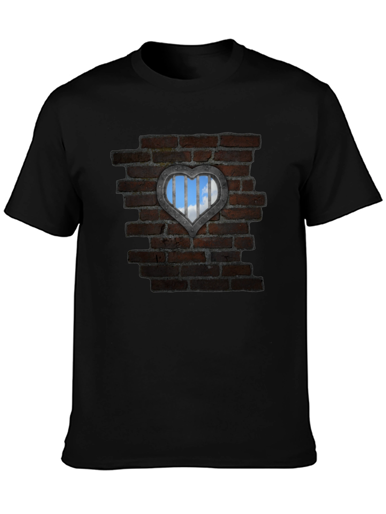 Heart Brick Wall T-Shirt