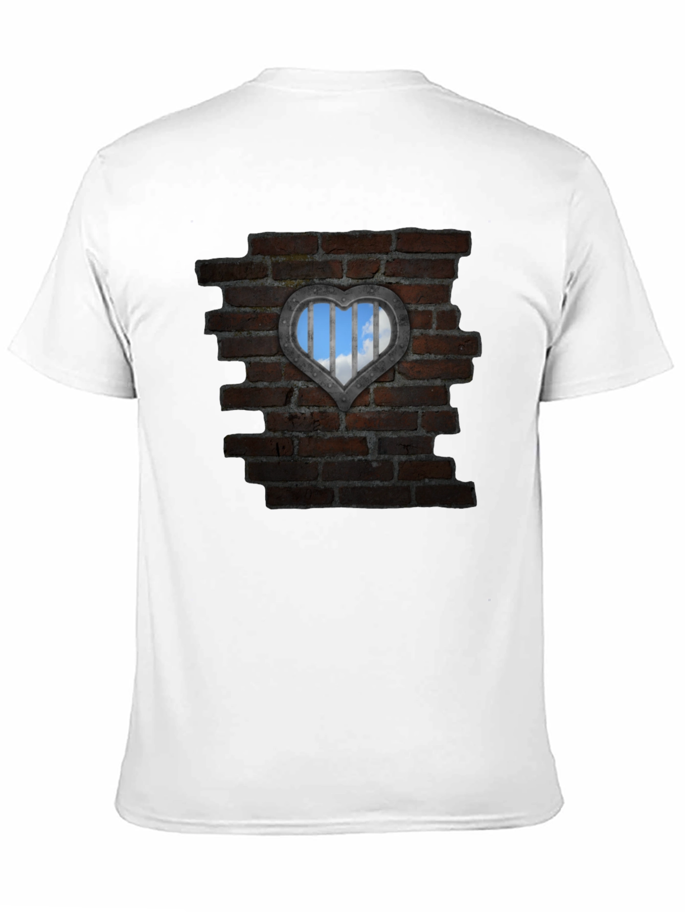 Heart Brick Wall T-Shirt