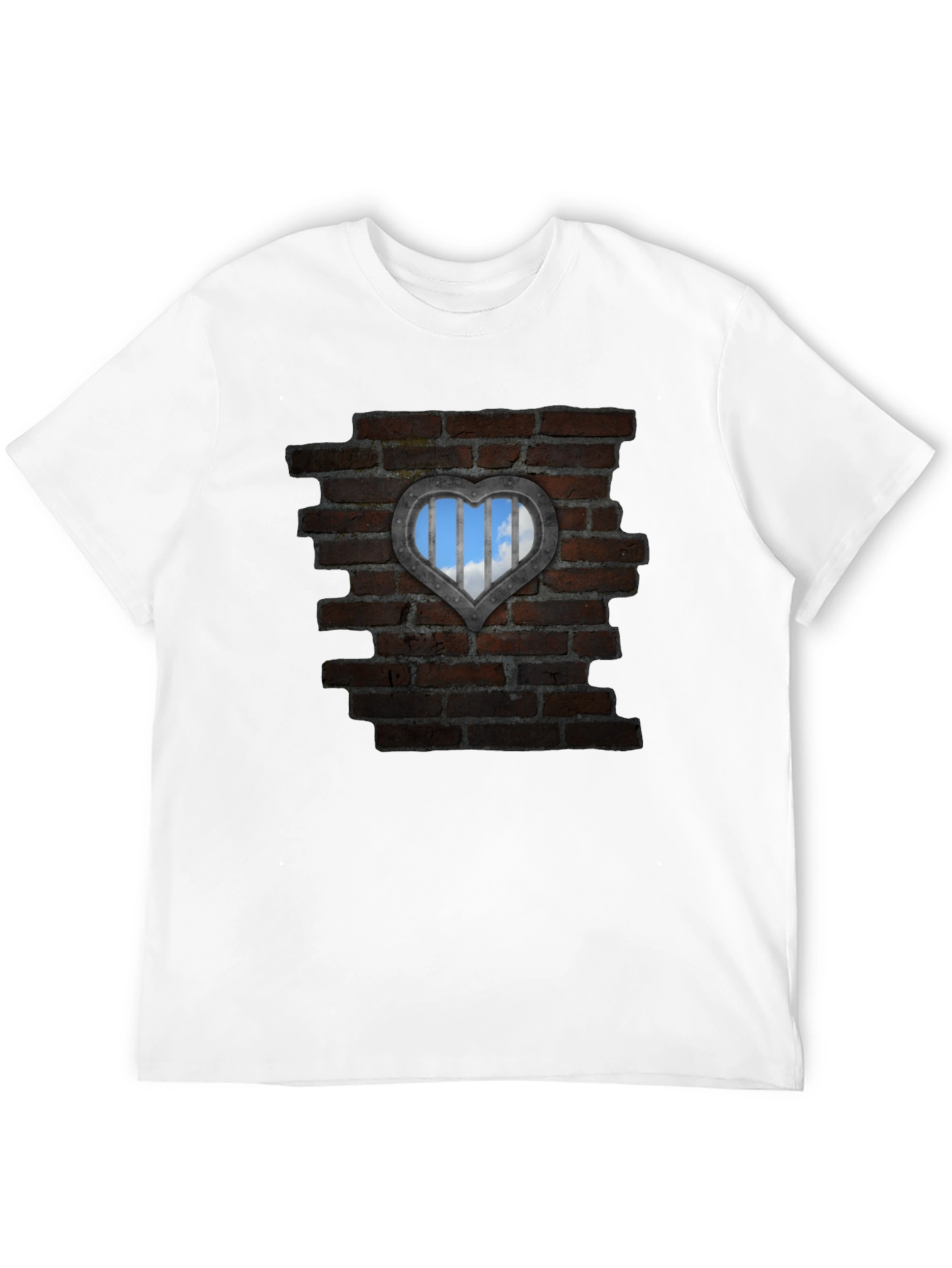 Heart Brick Wall T-Shirt