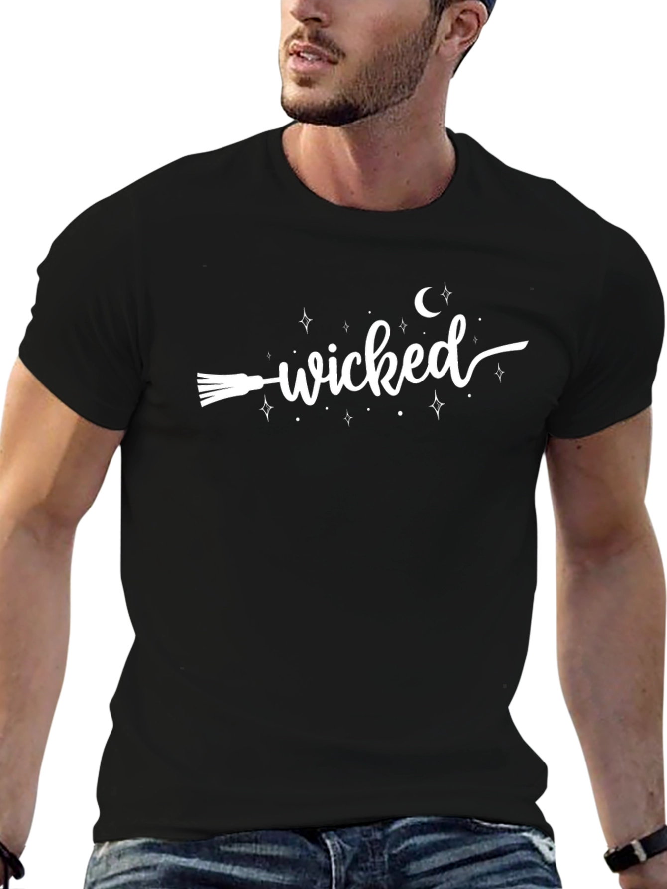 Wicked Witch Broom T-Shirt - Halloween Tee