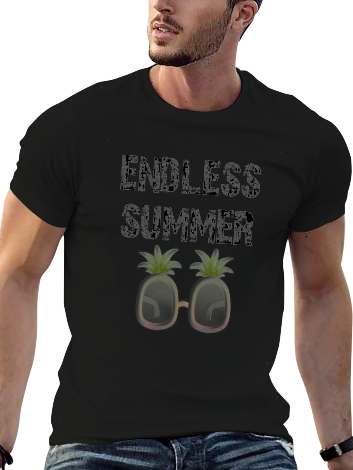 Endless Summer Pineapple Sunglasses Graphic Tee
