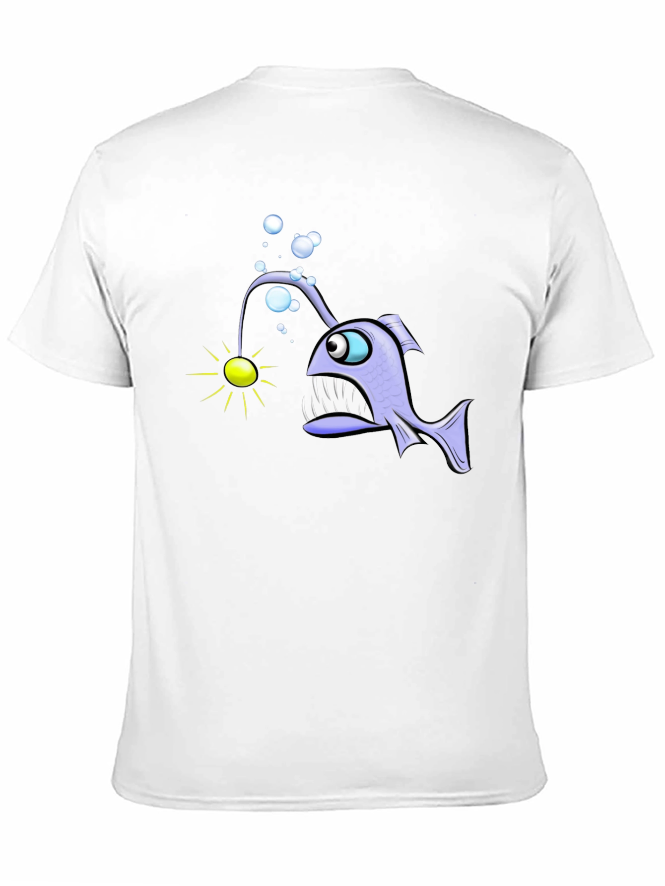 Angler Fish Graphic T-Shirt - Unique Design