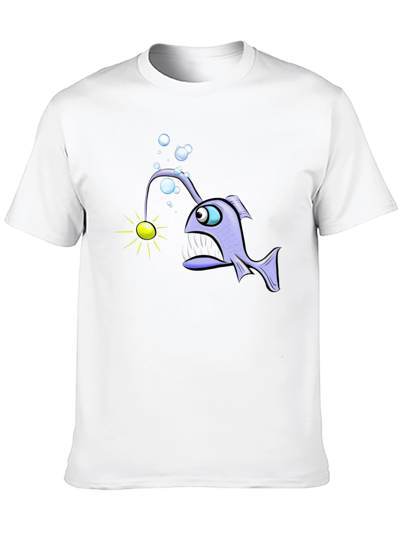 Angler Fish Graphic T-Shirt - Unique Design