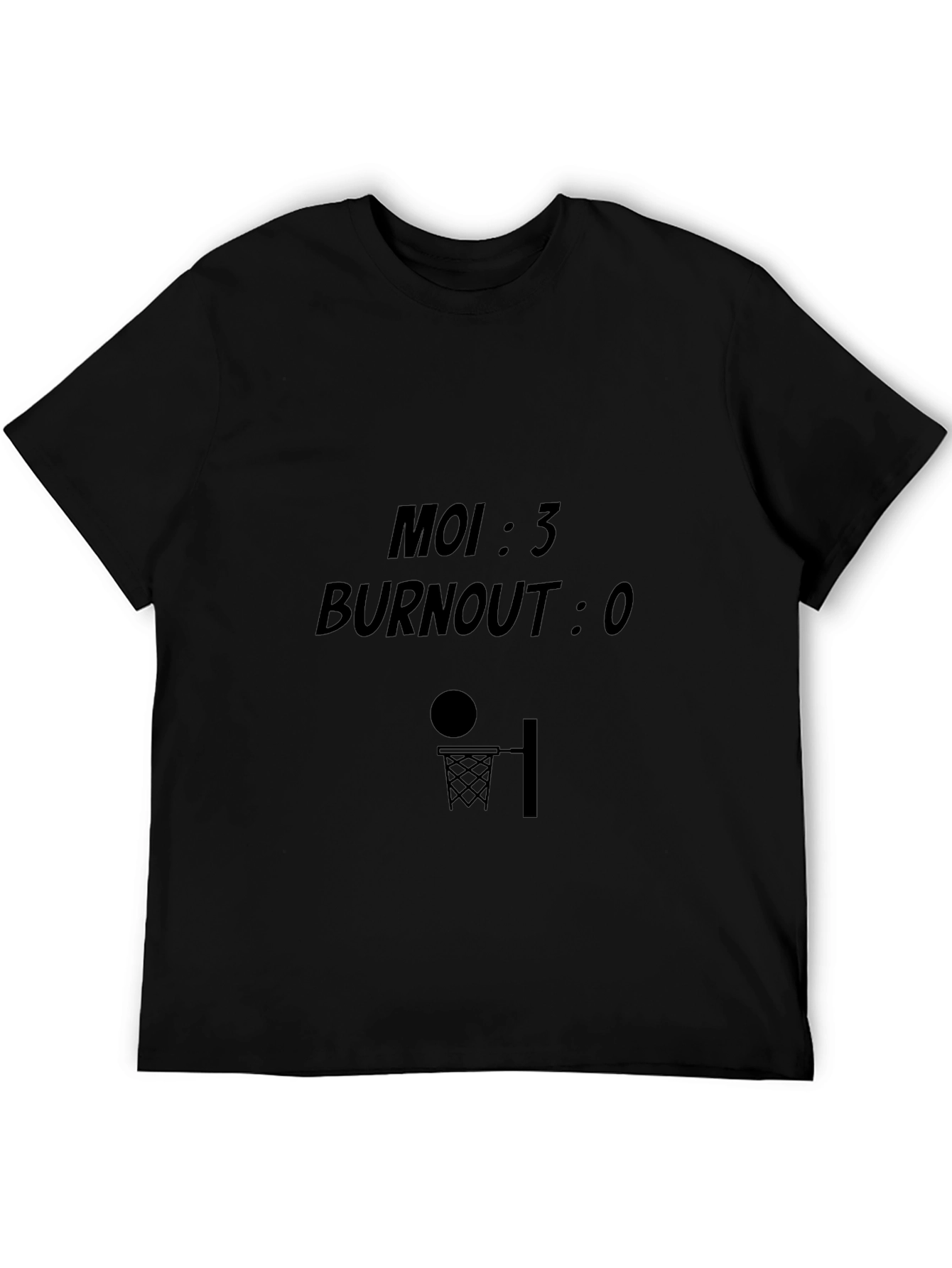 Moi 3 Burnout 0 Basketball Graphic Tee