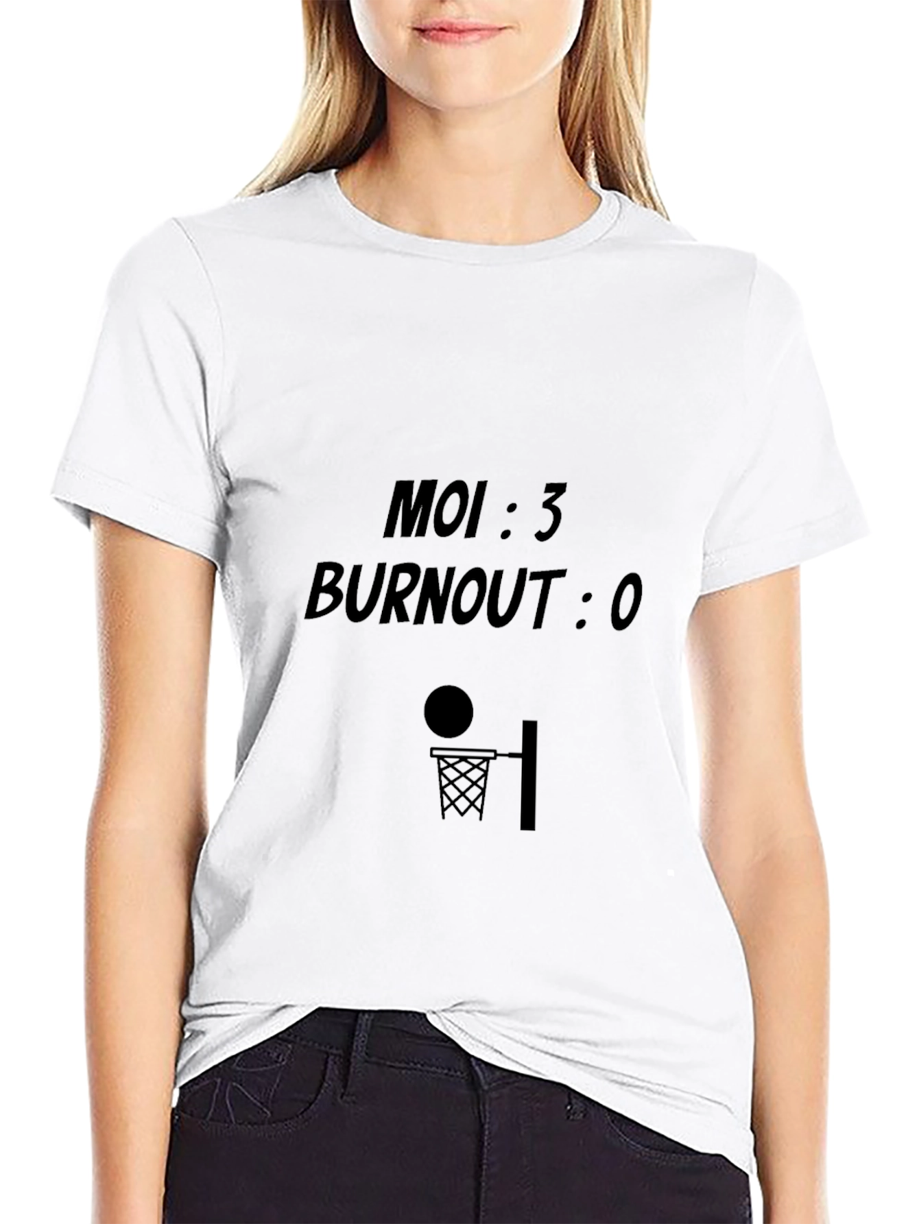 Moi 3 Burnout 0 Basketball Graphic Tee