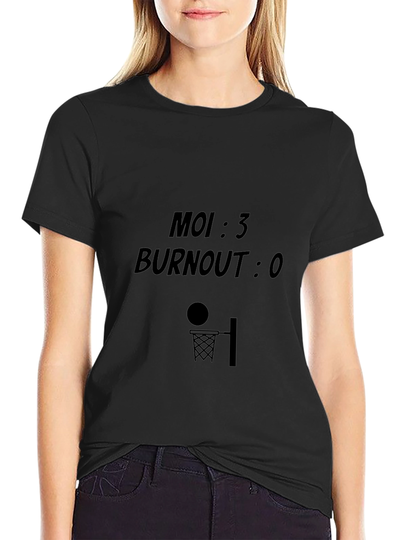 Moi 3 Burnout 0 Basketball Graphic Tee
