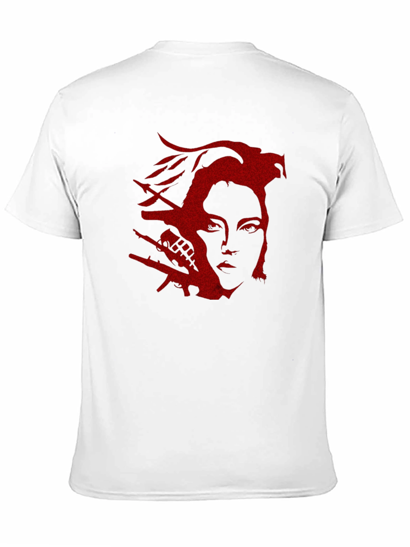 Red Graphic Print T-Shirt