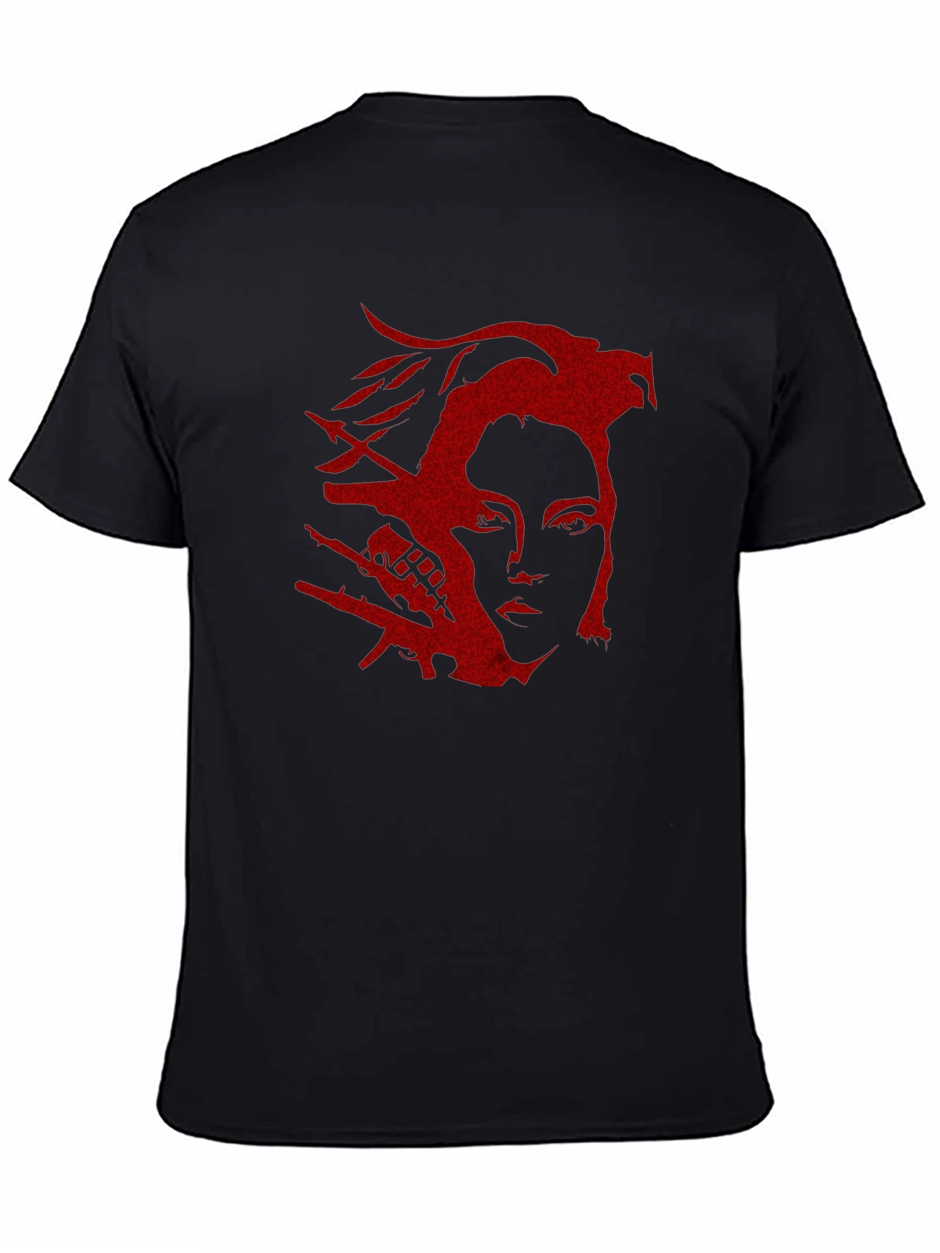 Red Graphic Print T-Shirt