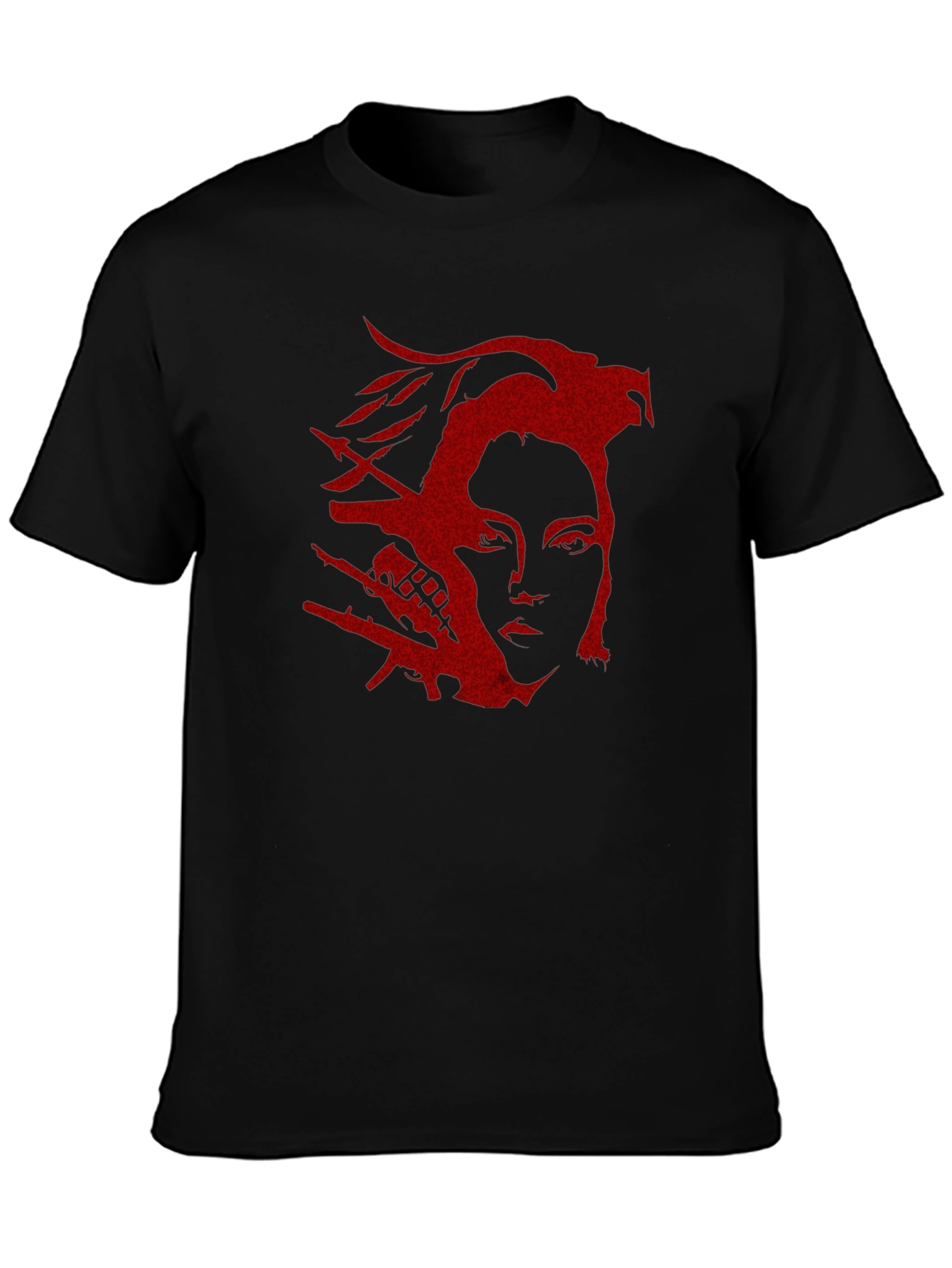 Red Graphic Print T-Shirt