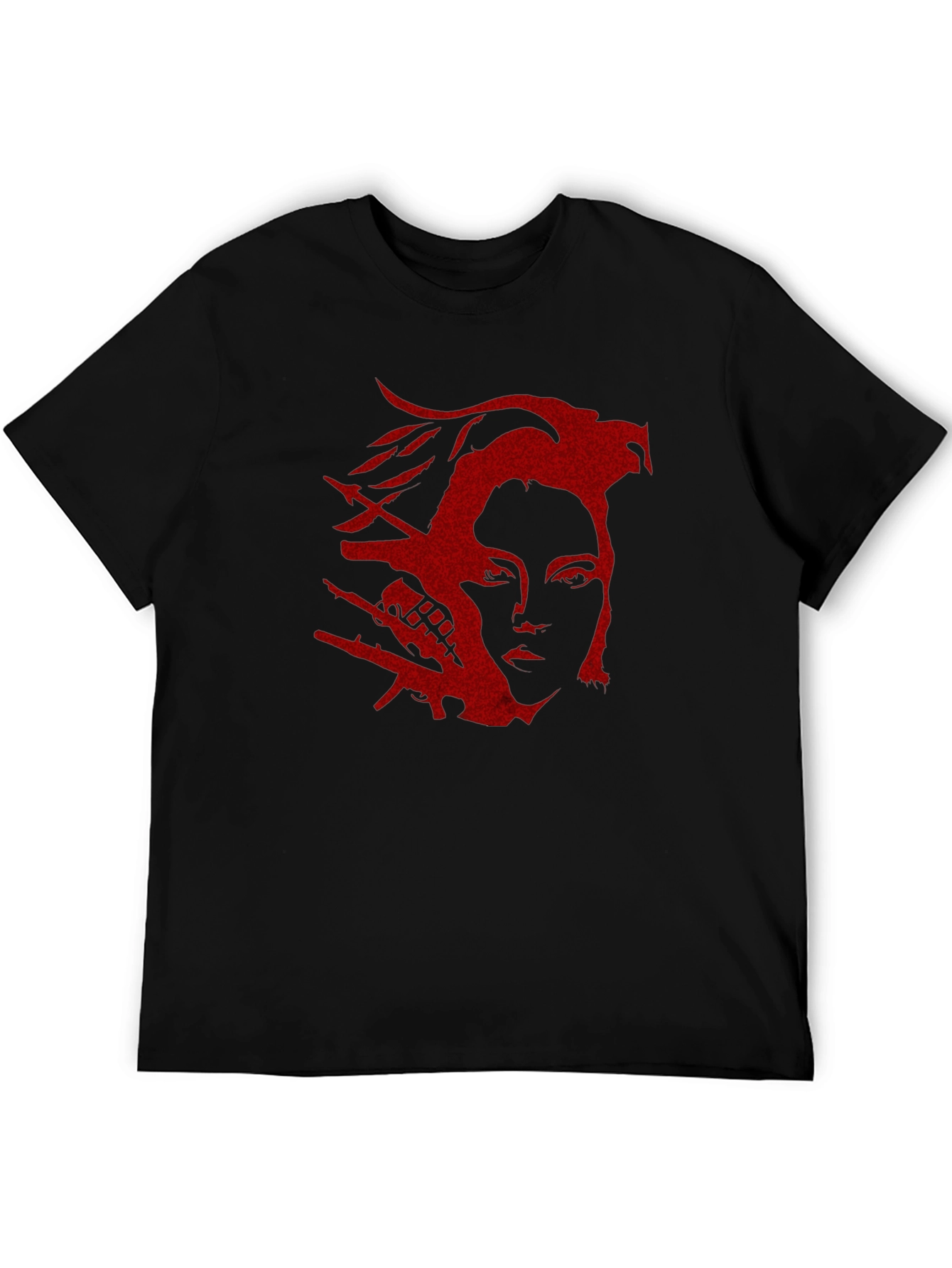 Red Graphic Print T-Shirt