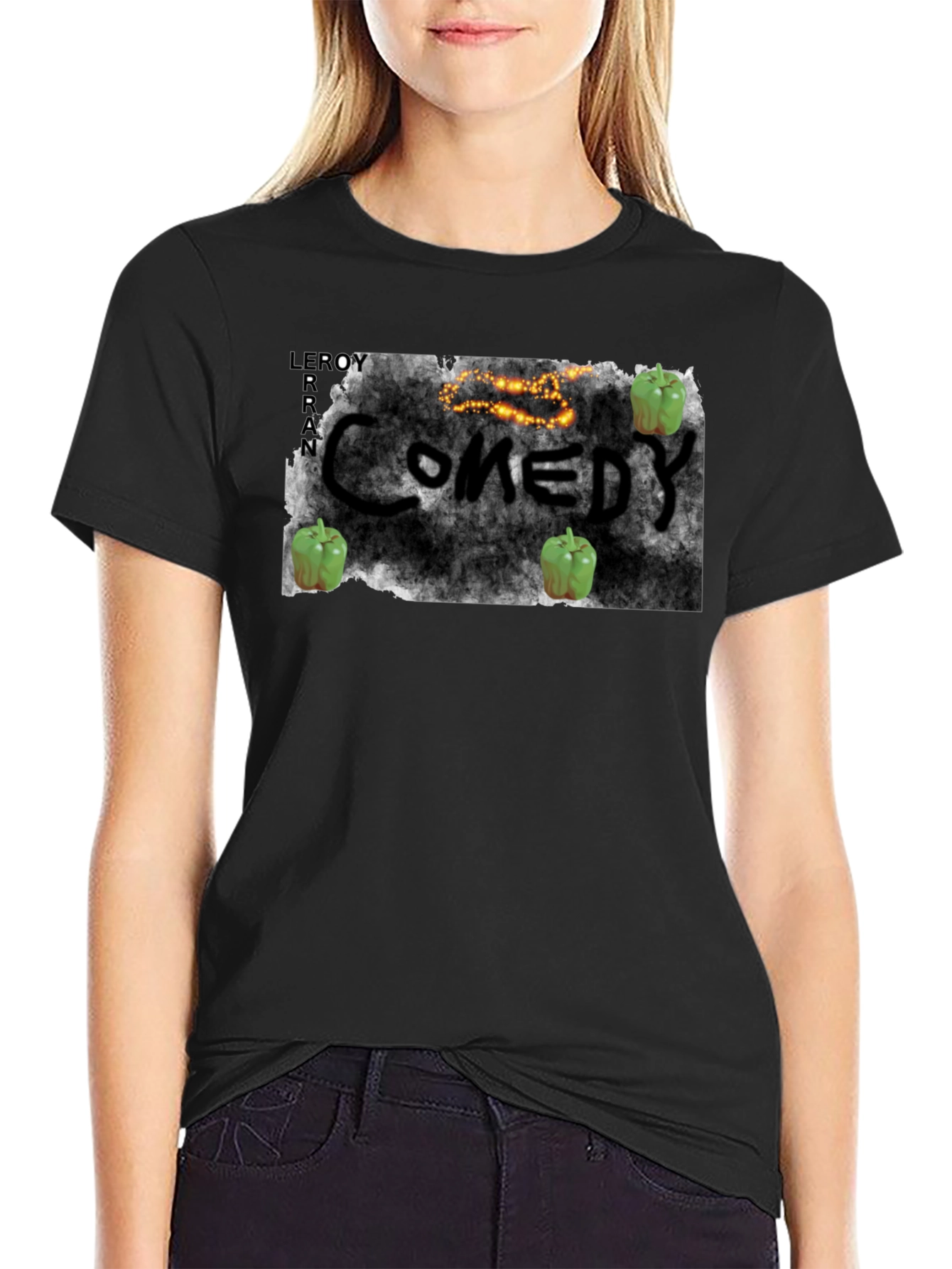 Comedy Pepper Black T-Shirt
