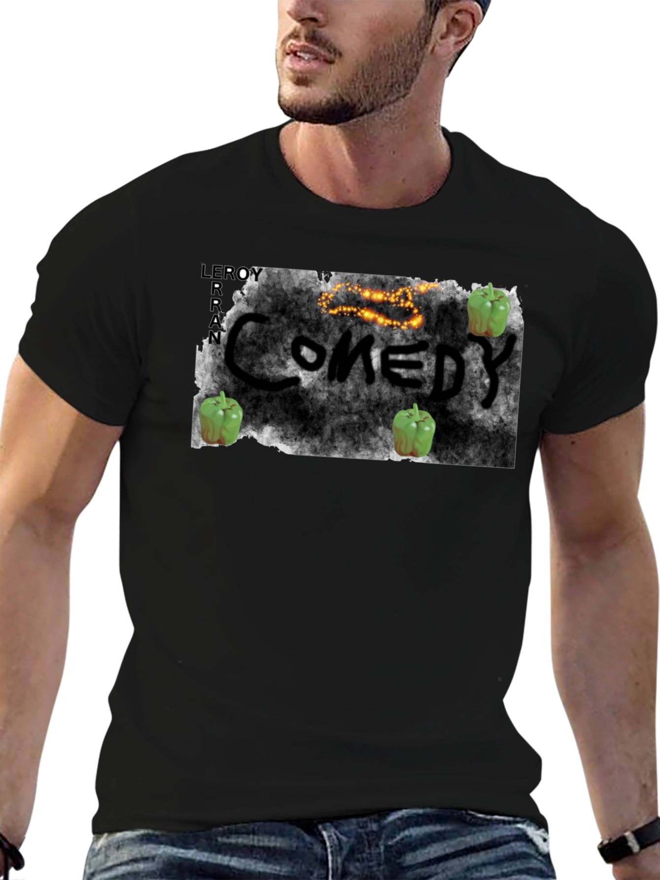 Comedy Pepper Black T-Shirt