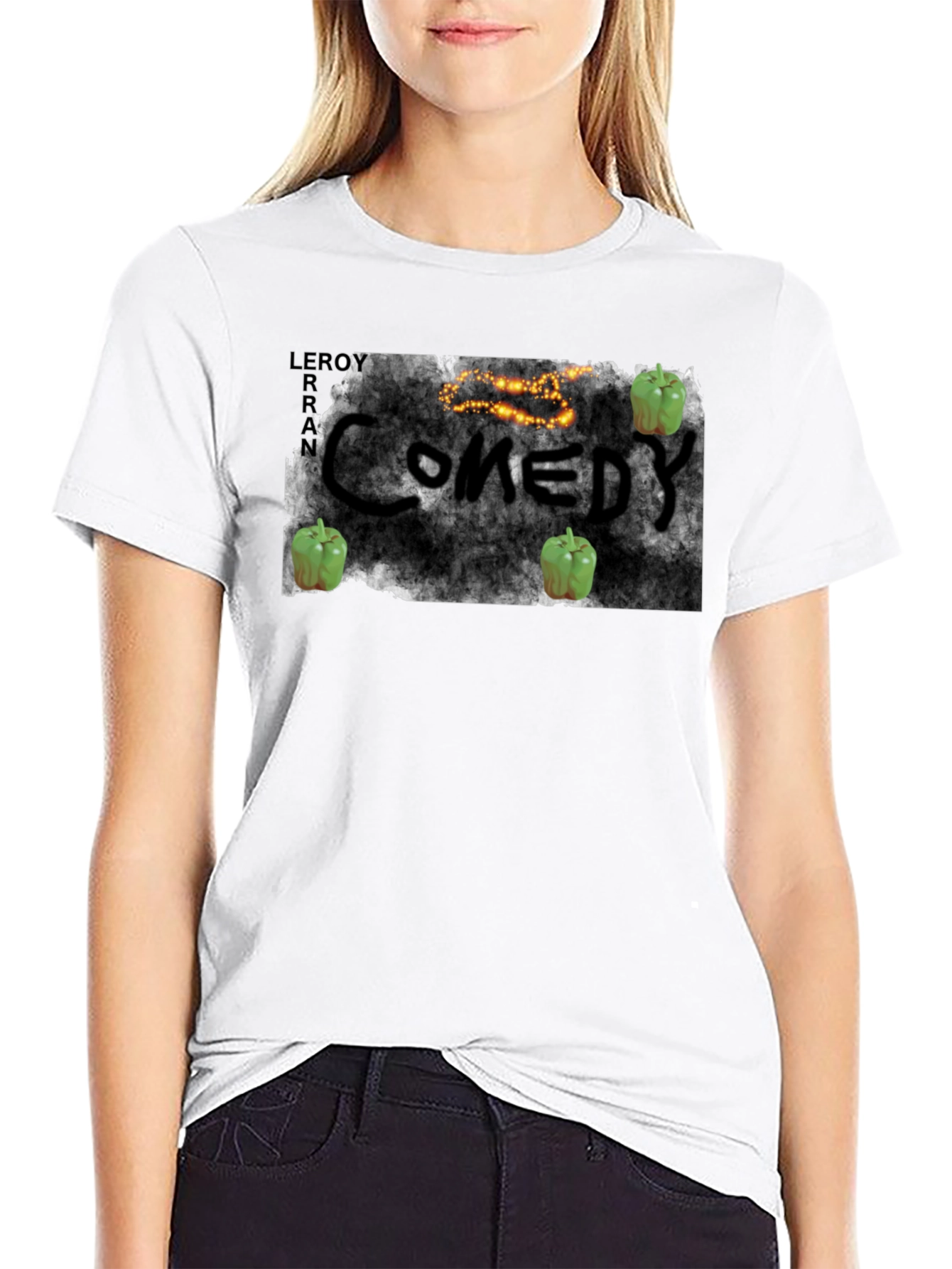Comedy Pepper Black T-Shirt