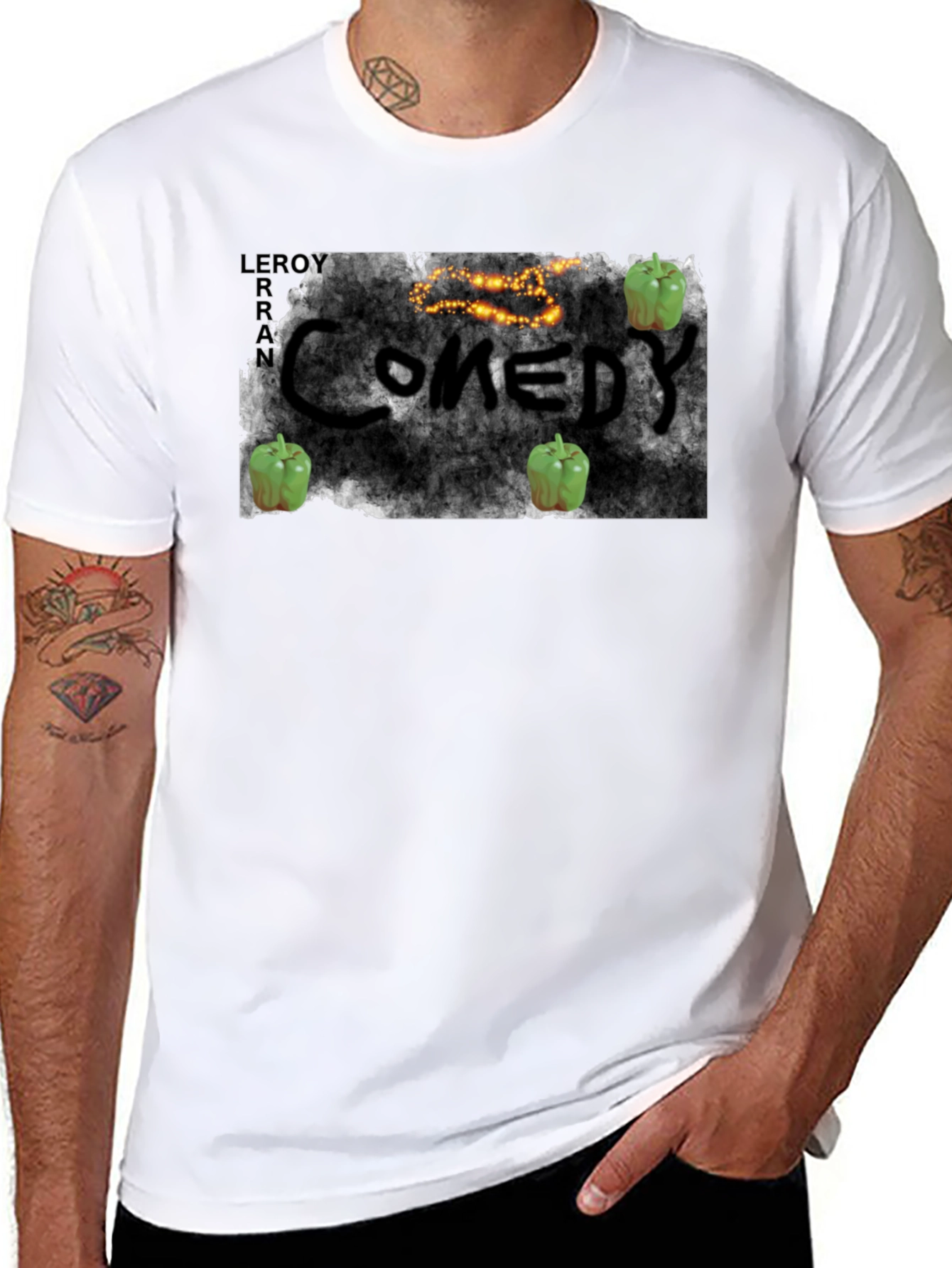 Comedy Pepper Black T-Shirt