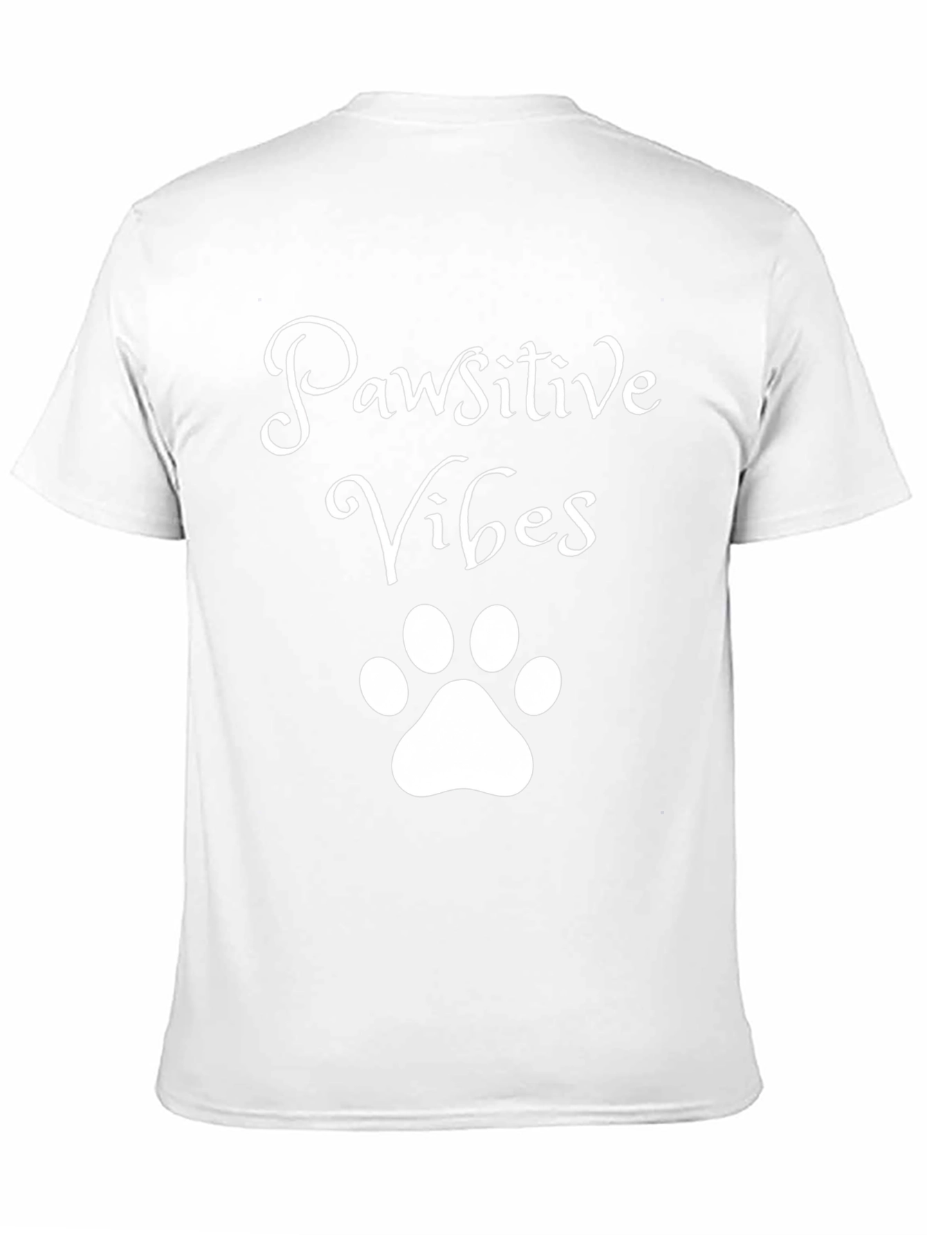 Pawsitive Vibes Black Graphic Tee