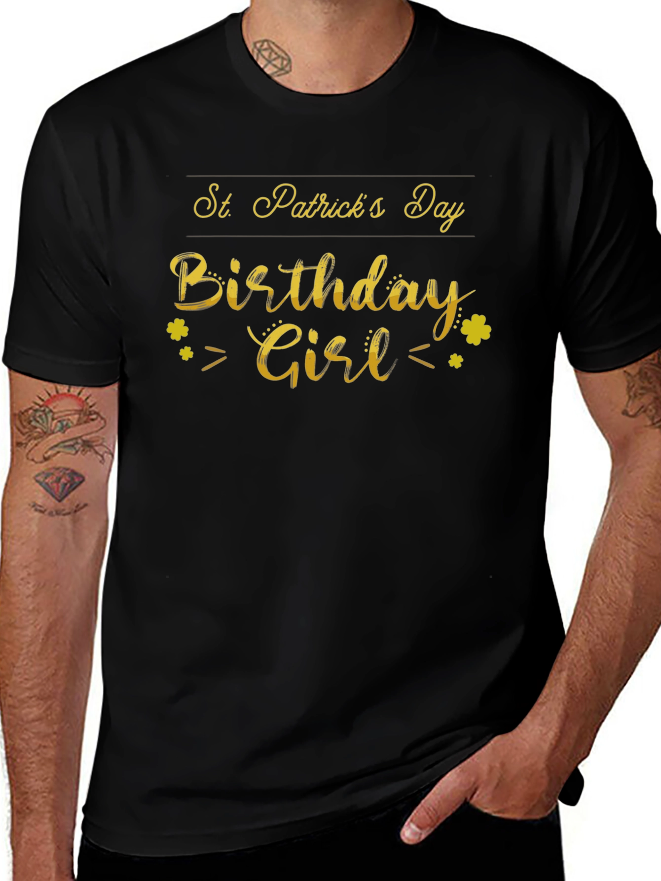 St. Patricks Day Birthday Girl T-Shirt