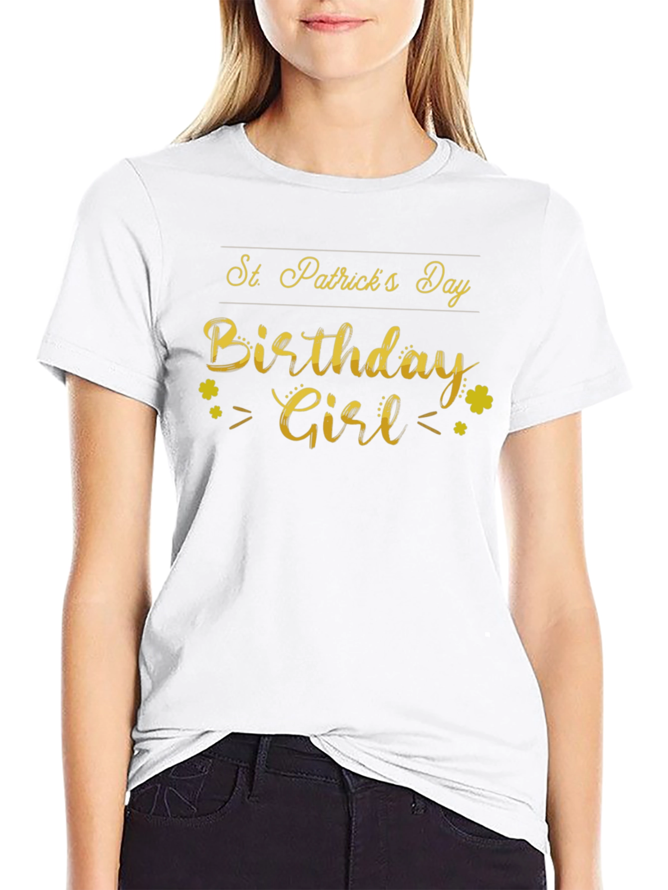 St. Patricks Day Birthday Girl T-Shirt