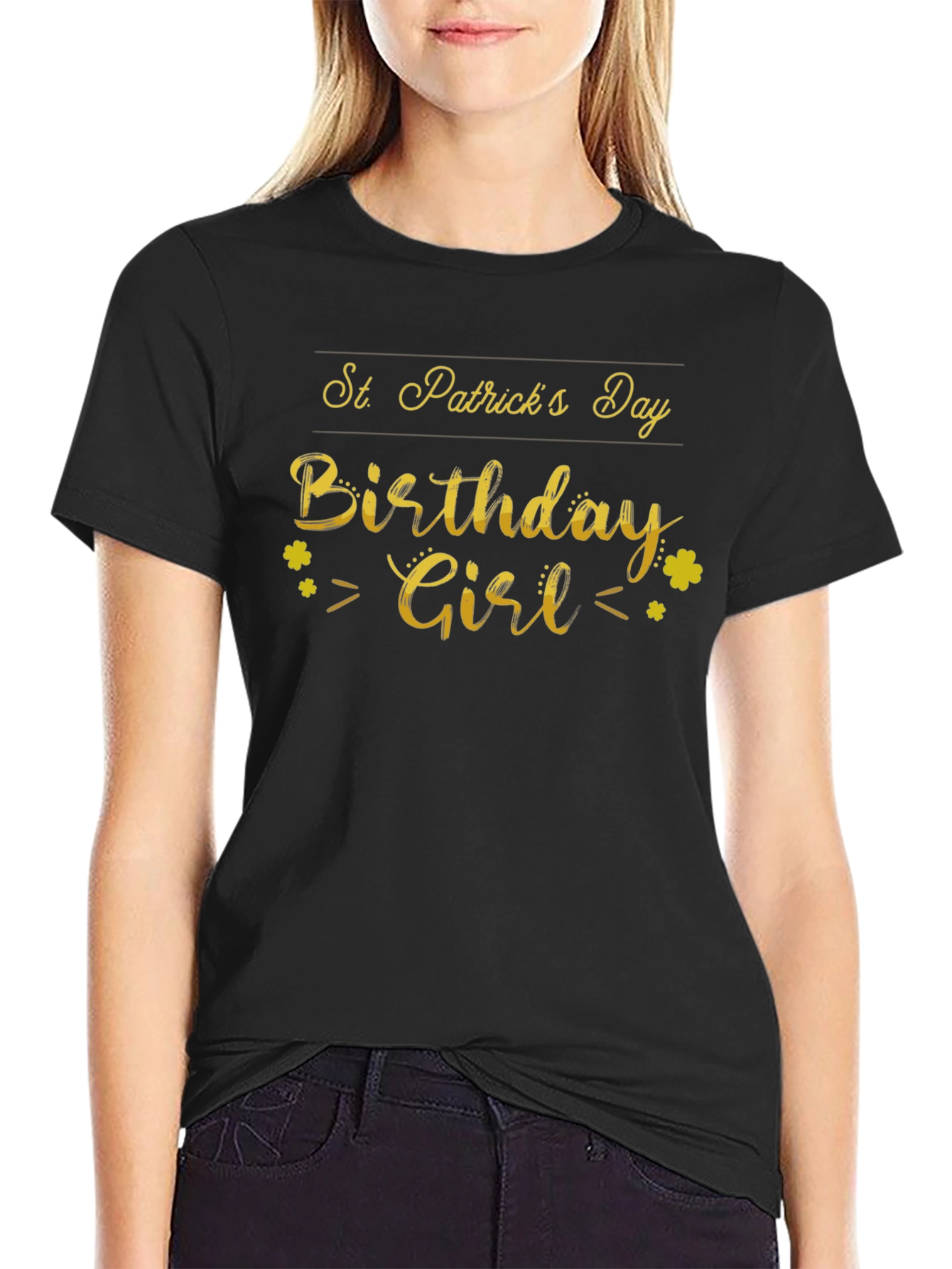 St. Patricks Day Birthday Girl T-Shirt