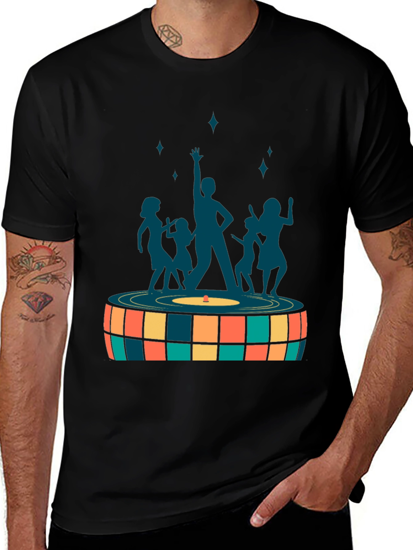 Retro Disco Party Graphic Tee