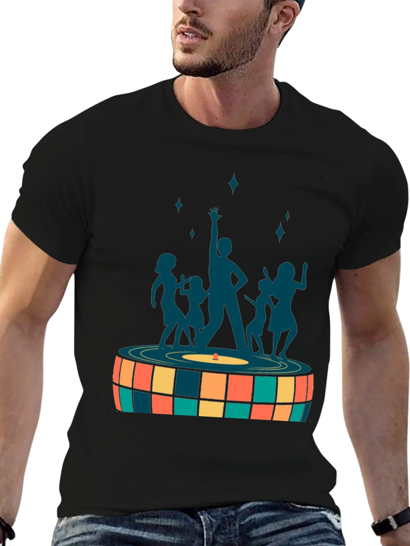 Retro Disco Party Graphic Tee