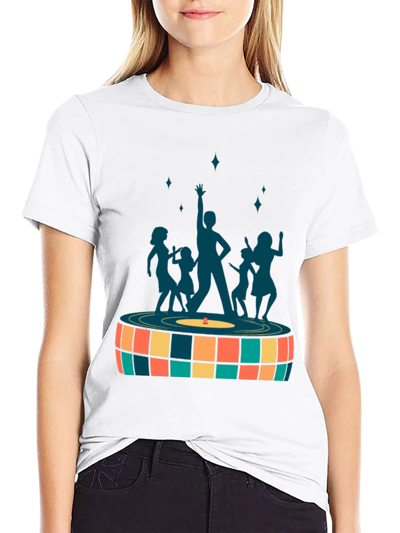 Retro Disco Party Graphic Tee