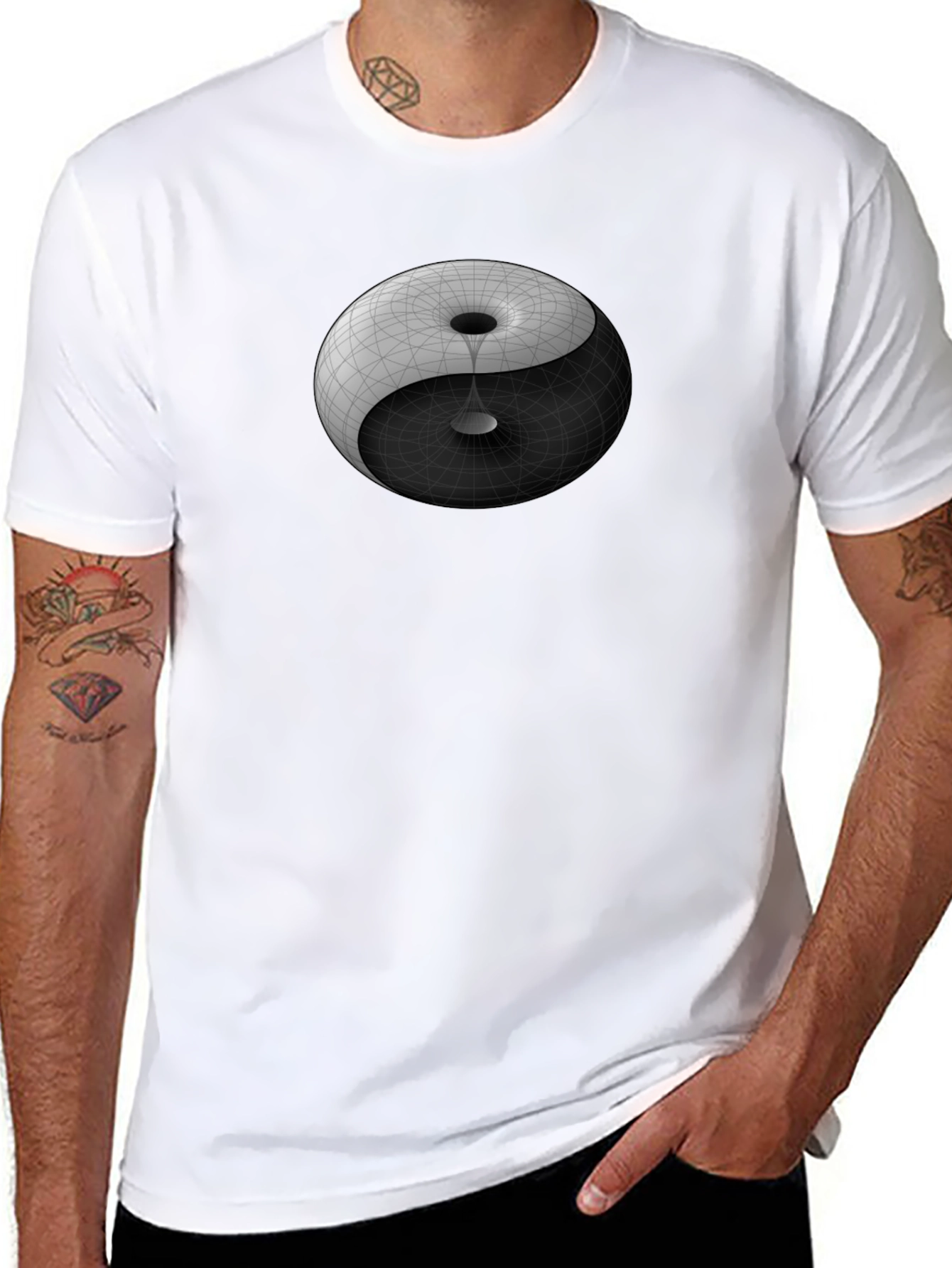 Yin Yang Torus T-Shirt - Balance Design Tee