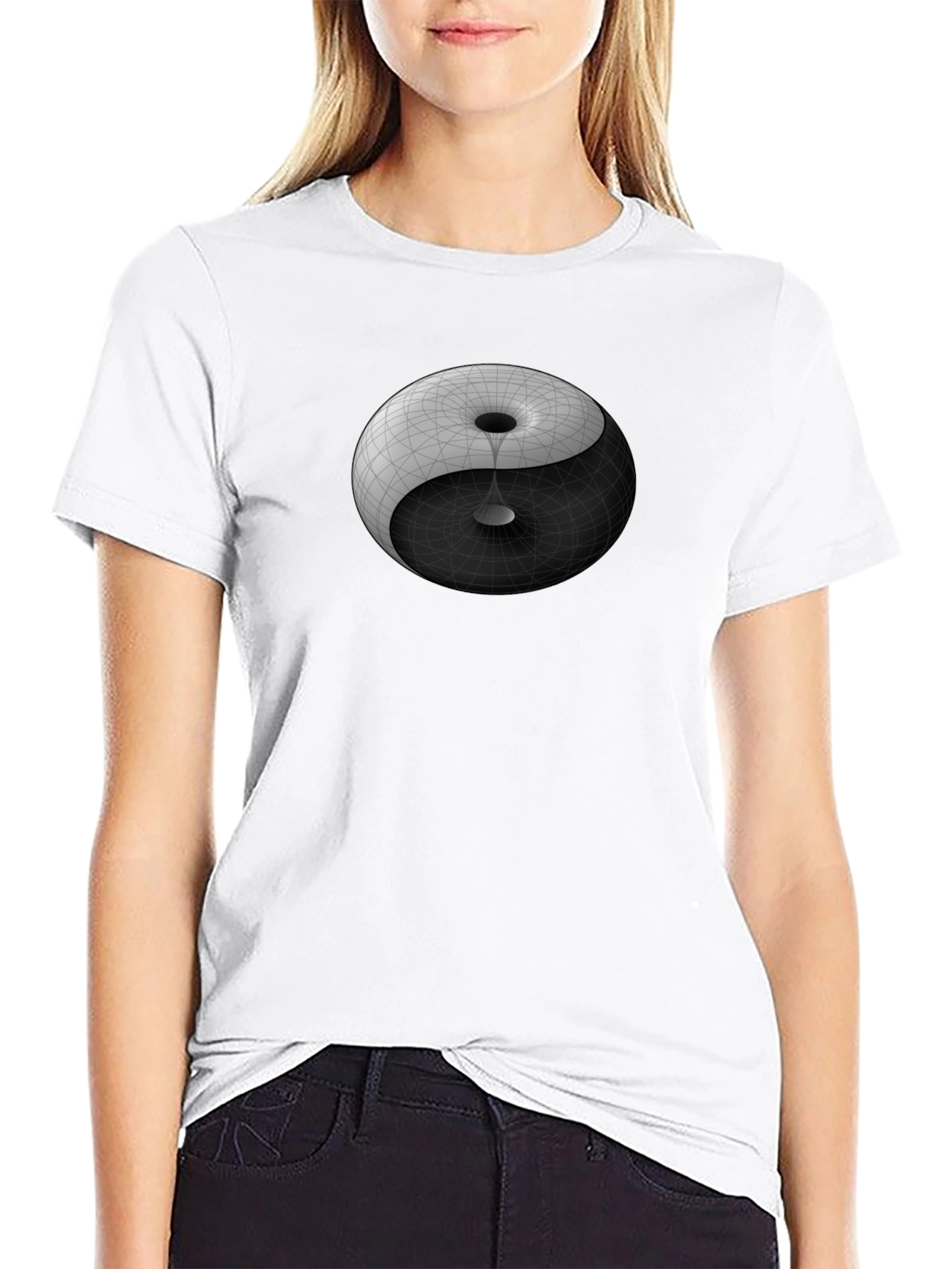 Yin Yang Torus T-Shirt - Balance Design Tee