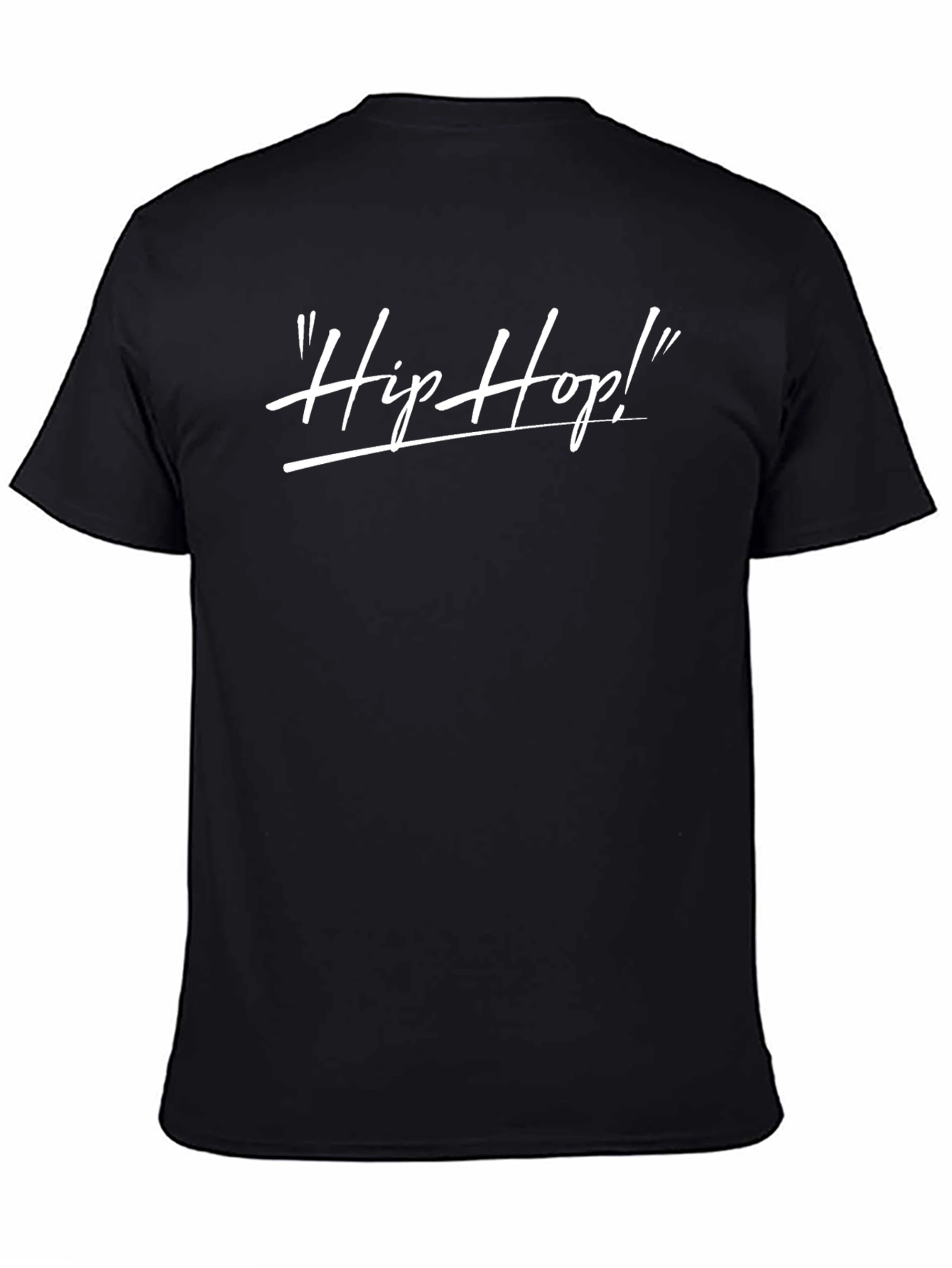 Hip Hop Graphic Black T-Shirt