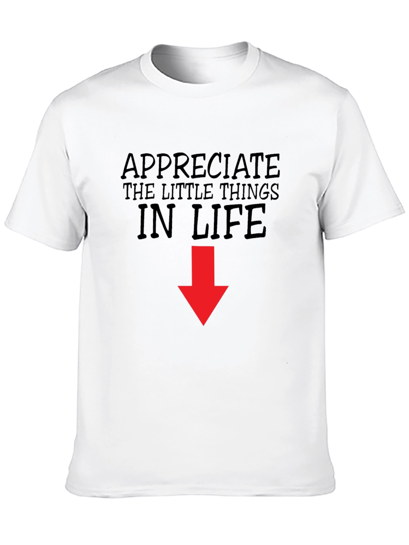 Appreciate the Little Things Black T-Shirt