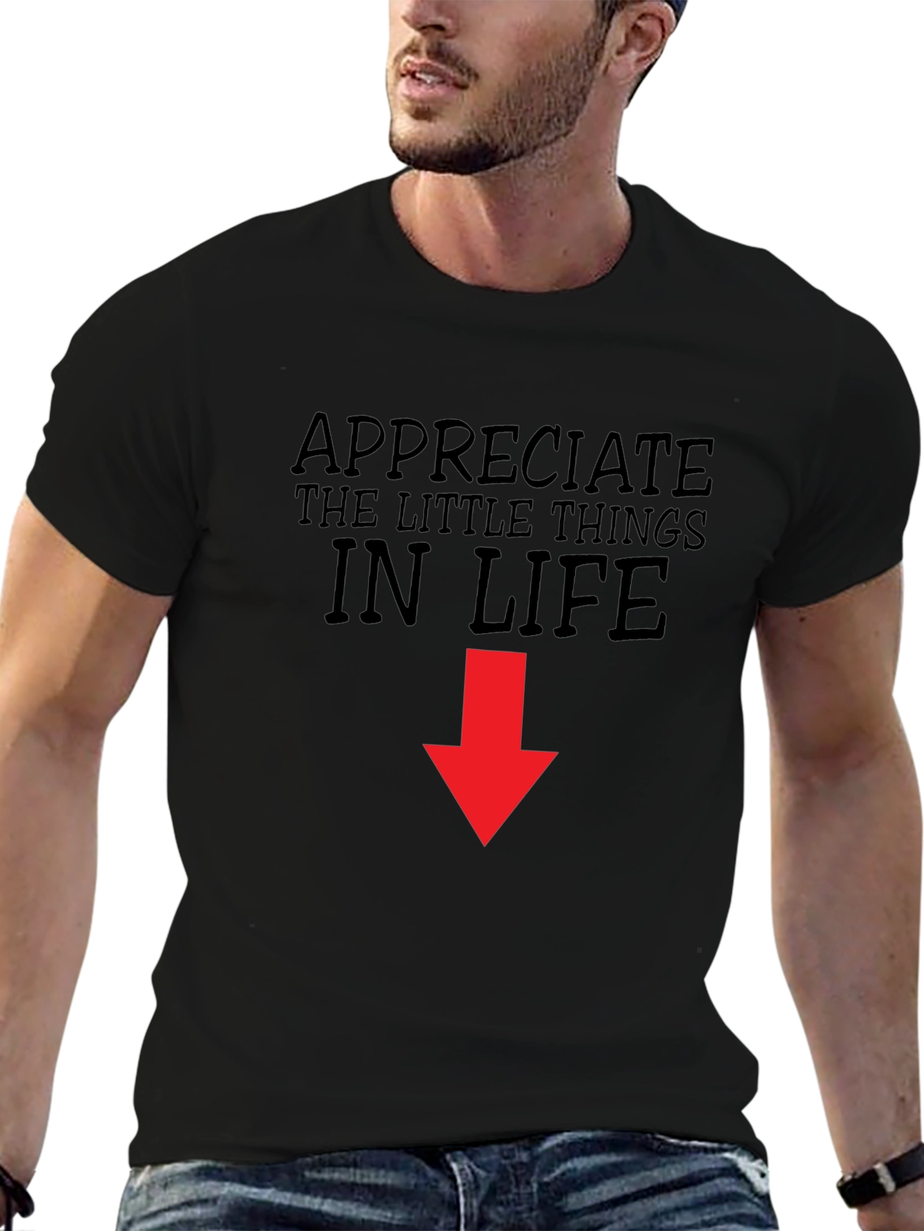 Appreciate the Little Things Black T-Shirt