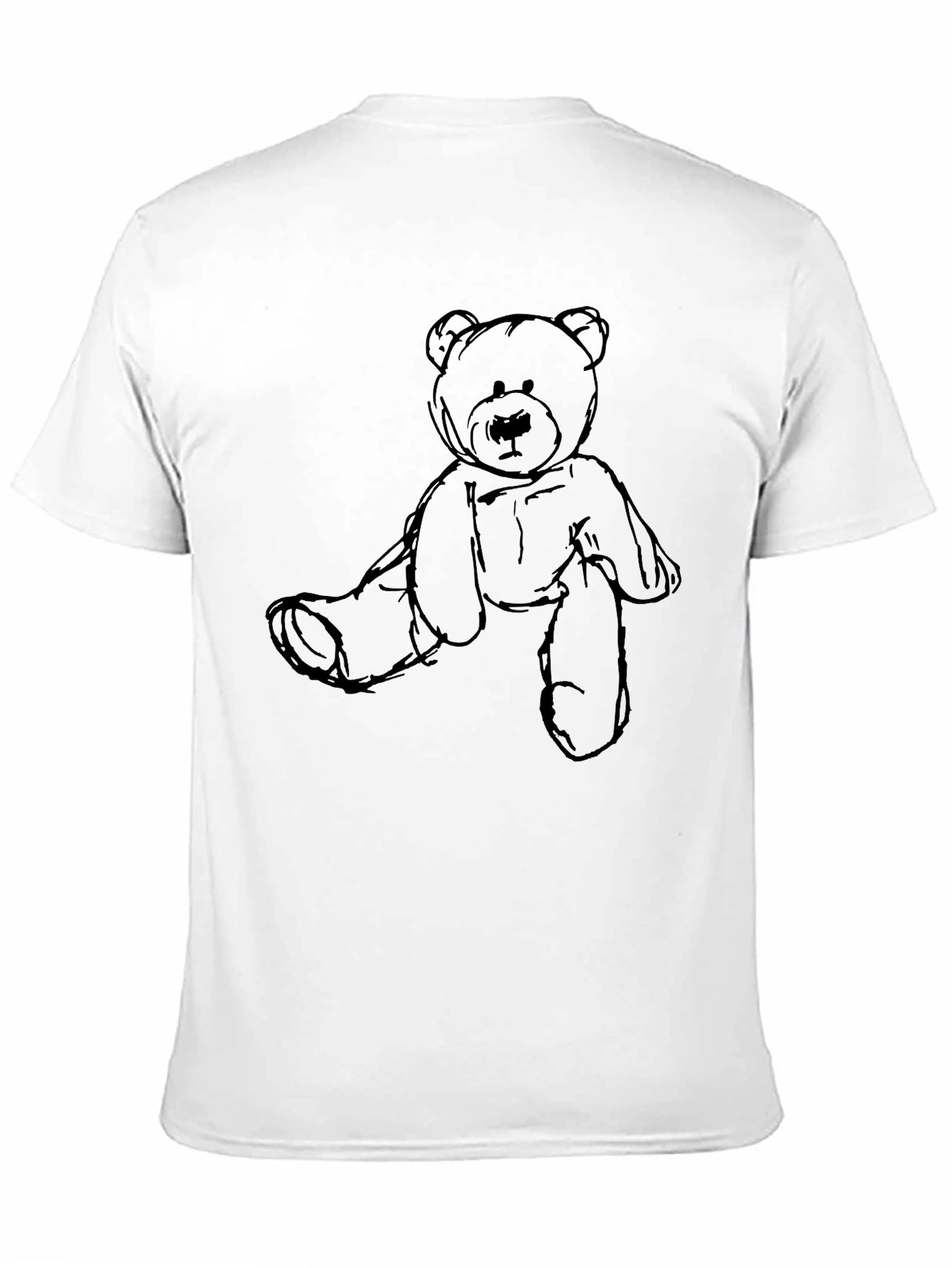 Black Teddy Bear Graphic Tee