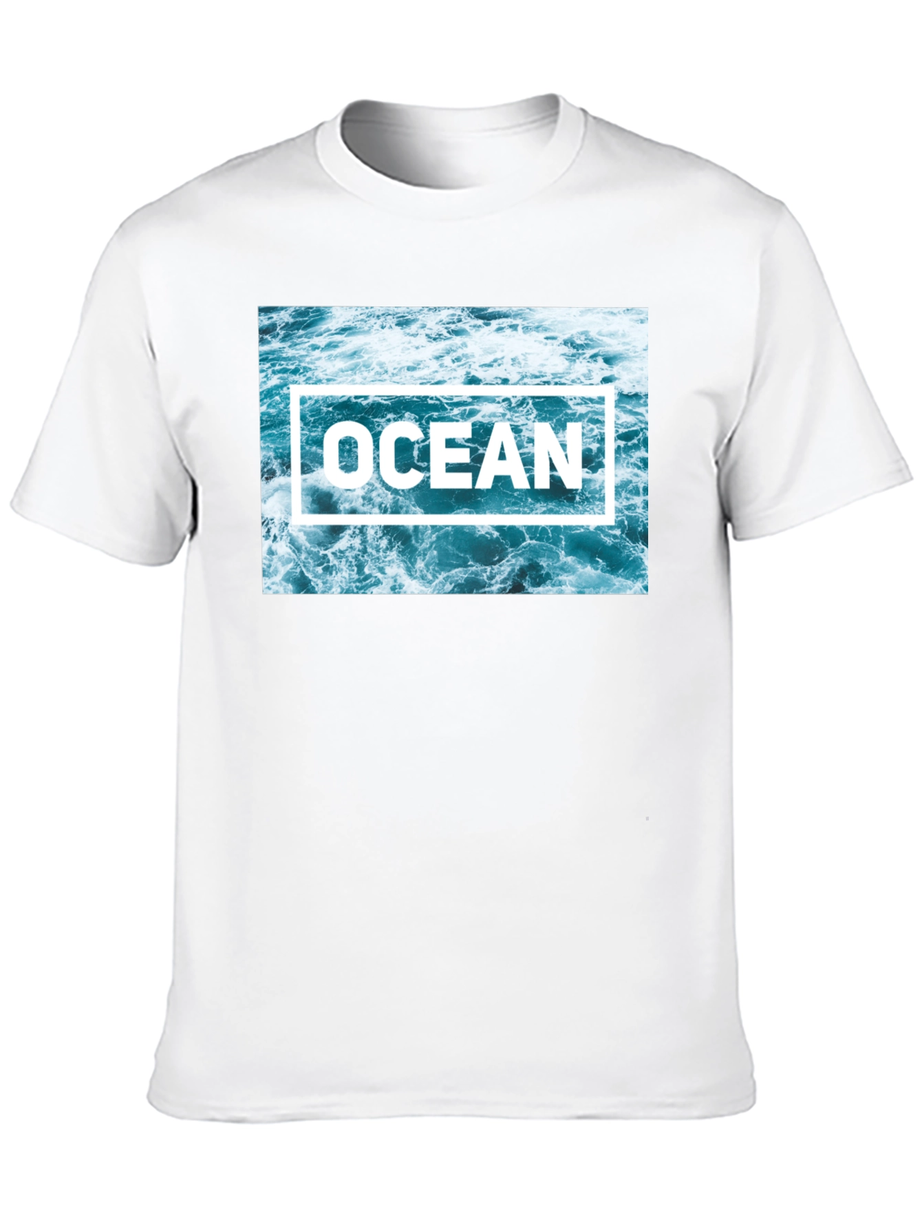 Ocean Waves Graphic Tee - Black