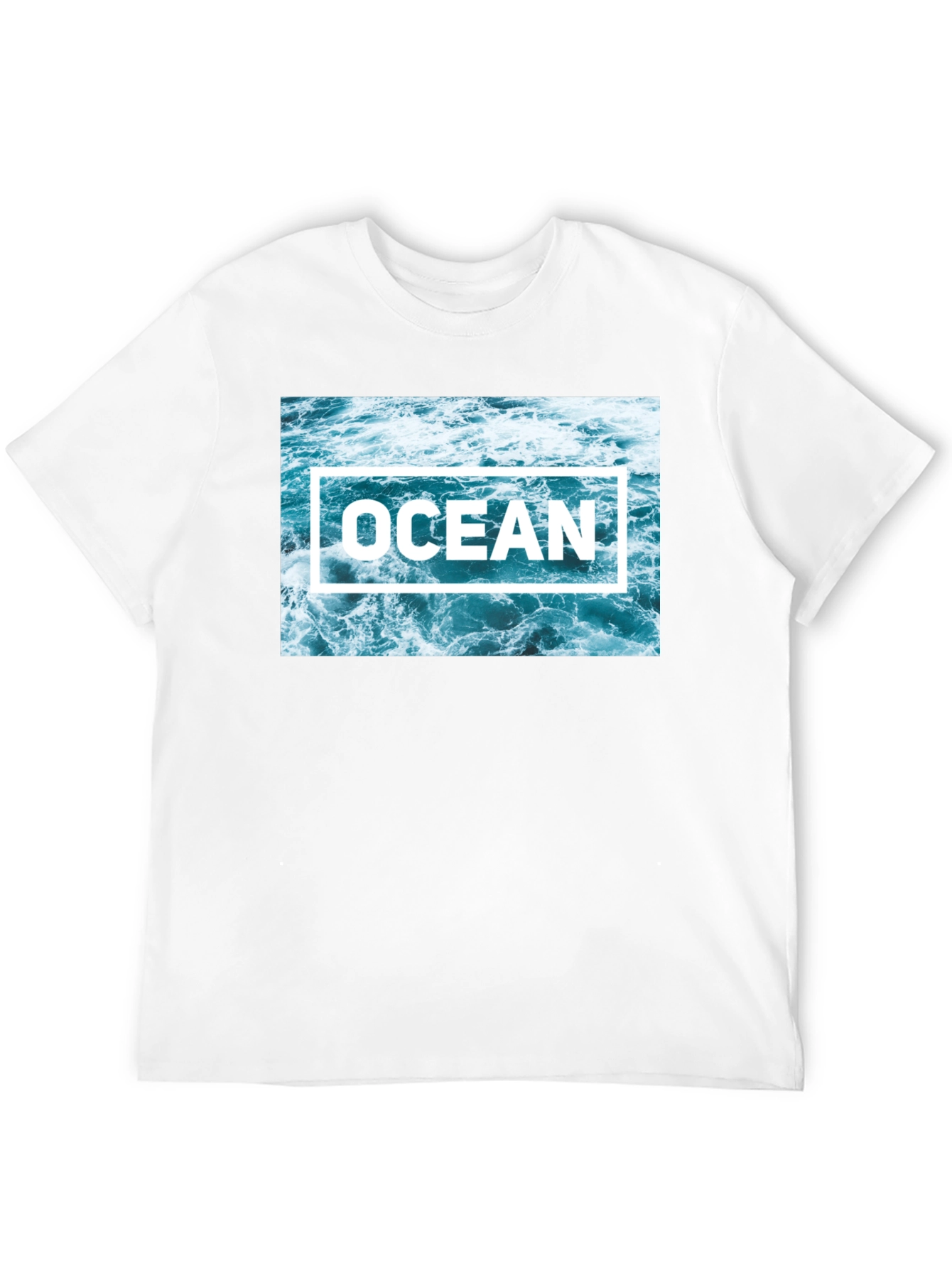 Ocean Waves Graphic Tee - Black