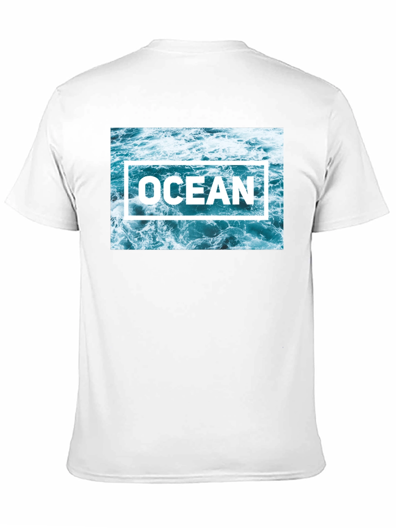 Ocean Waves Graphic Tee - Black
