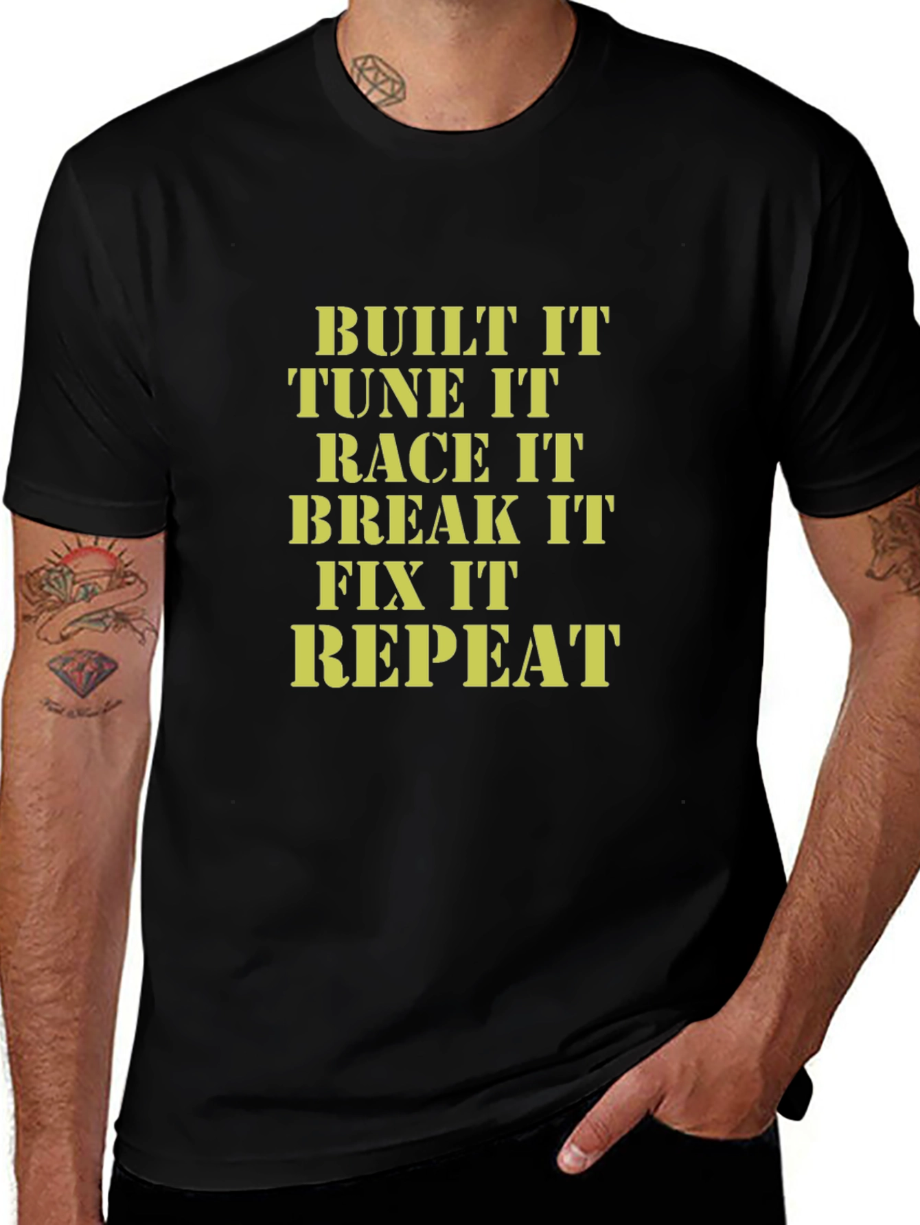 Built It Tune It Race It T-Shirt
