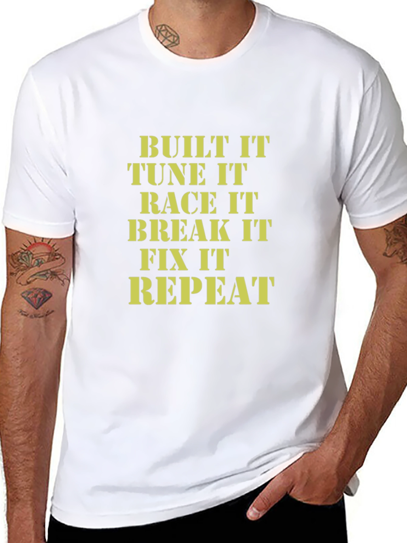 Built It Tune It Race It T-Shirt