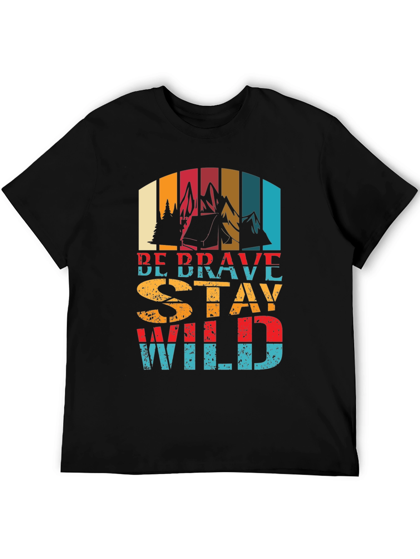 Be Brave Stay Wild Graphic T-Shirt