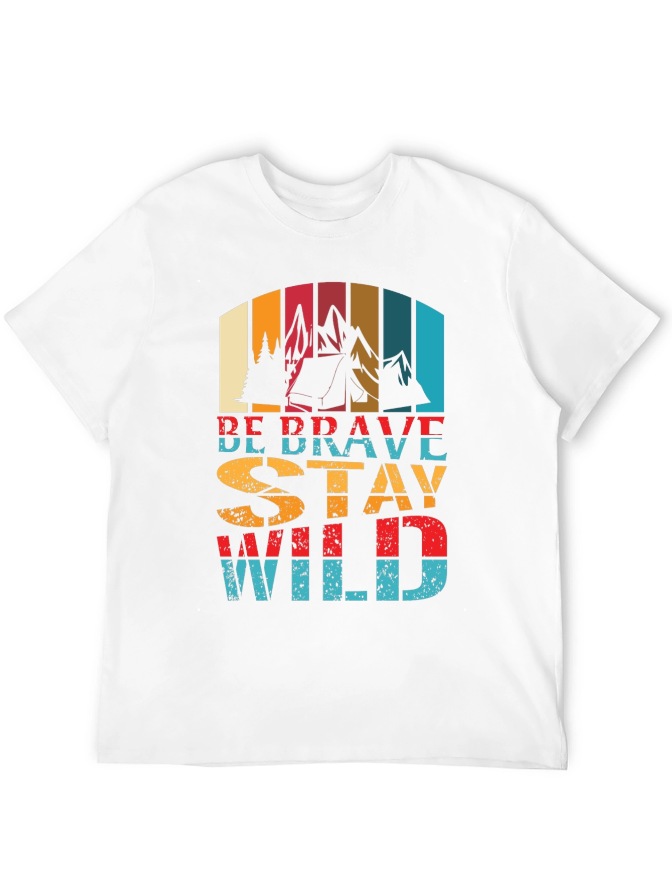 Be Brave Stay Wild Graphic T-Shirt