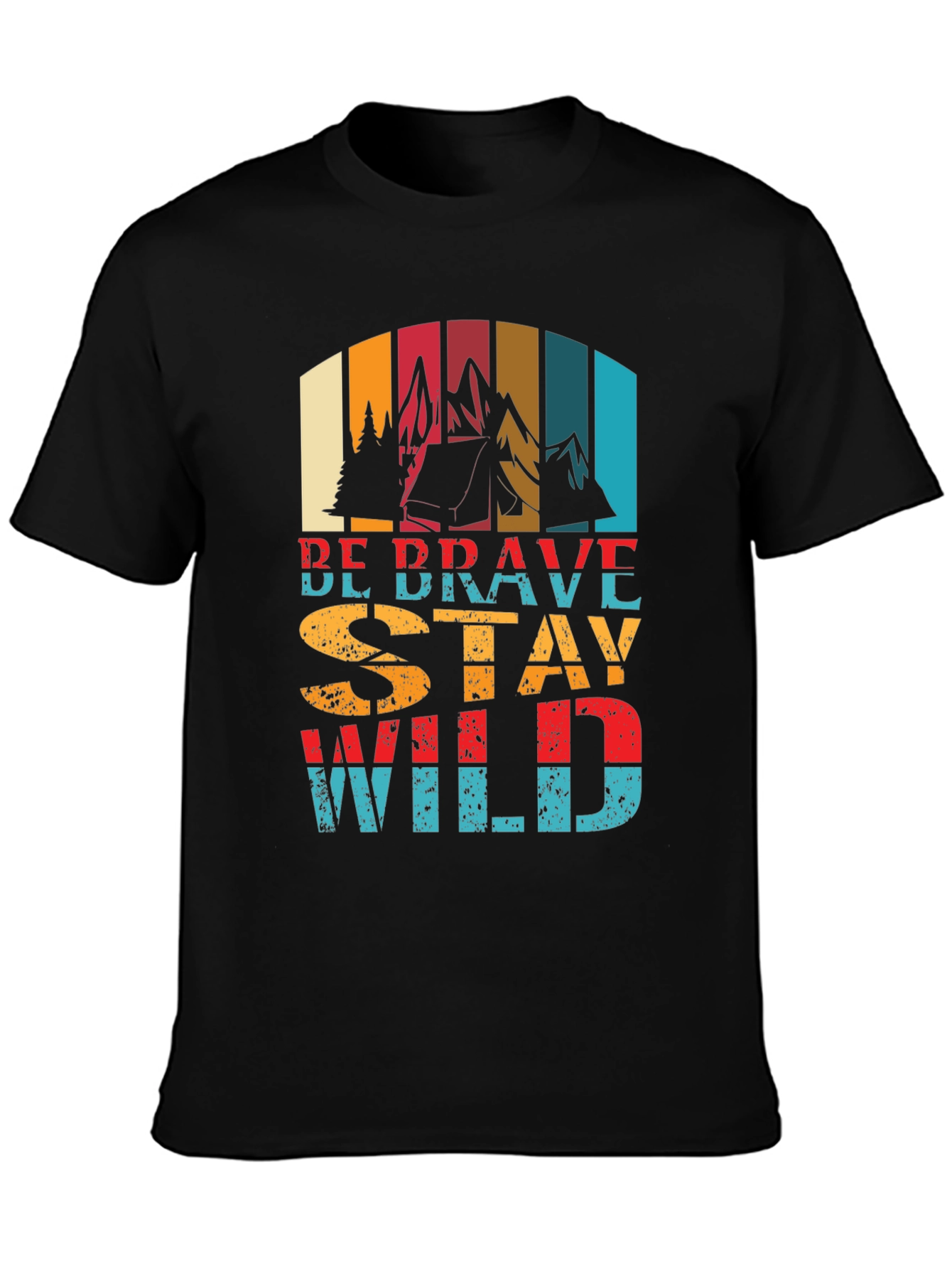 Be Brave Stay Wild Graphic T-Shirt