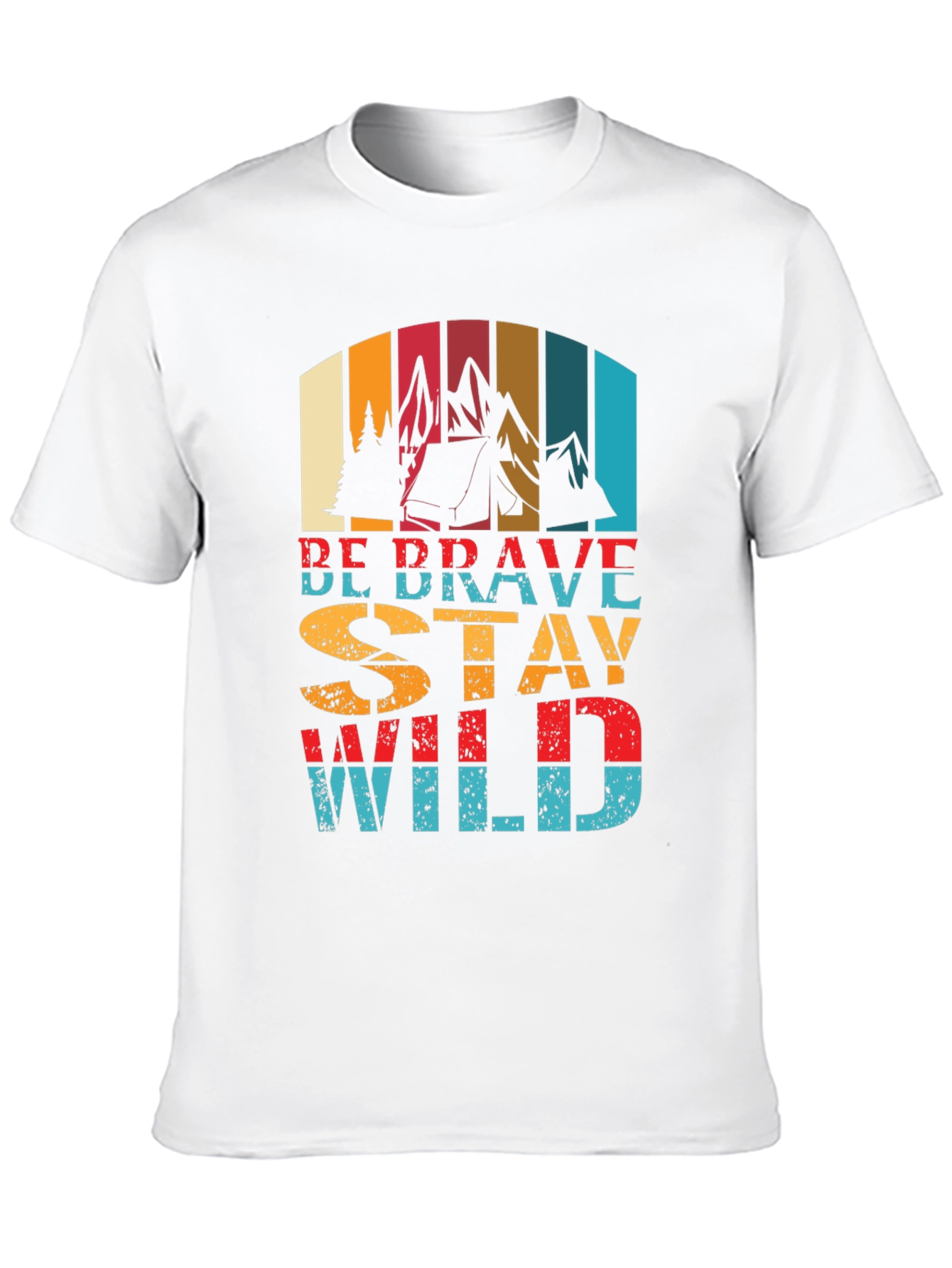 Be Brave Stay Wild Graphic T-Shirt