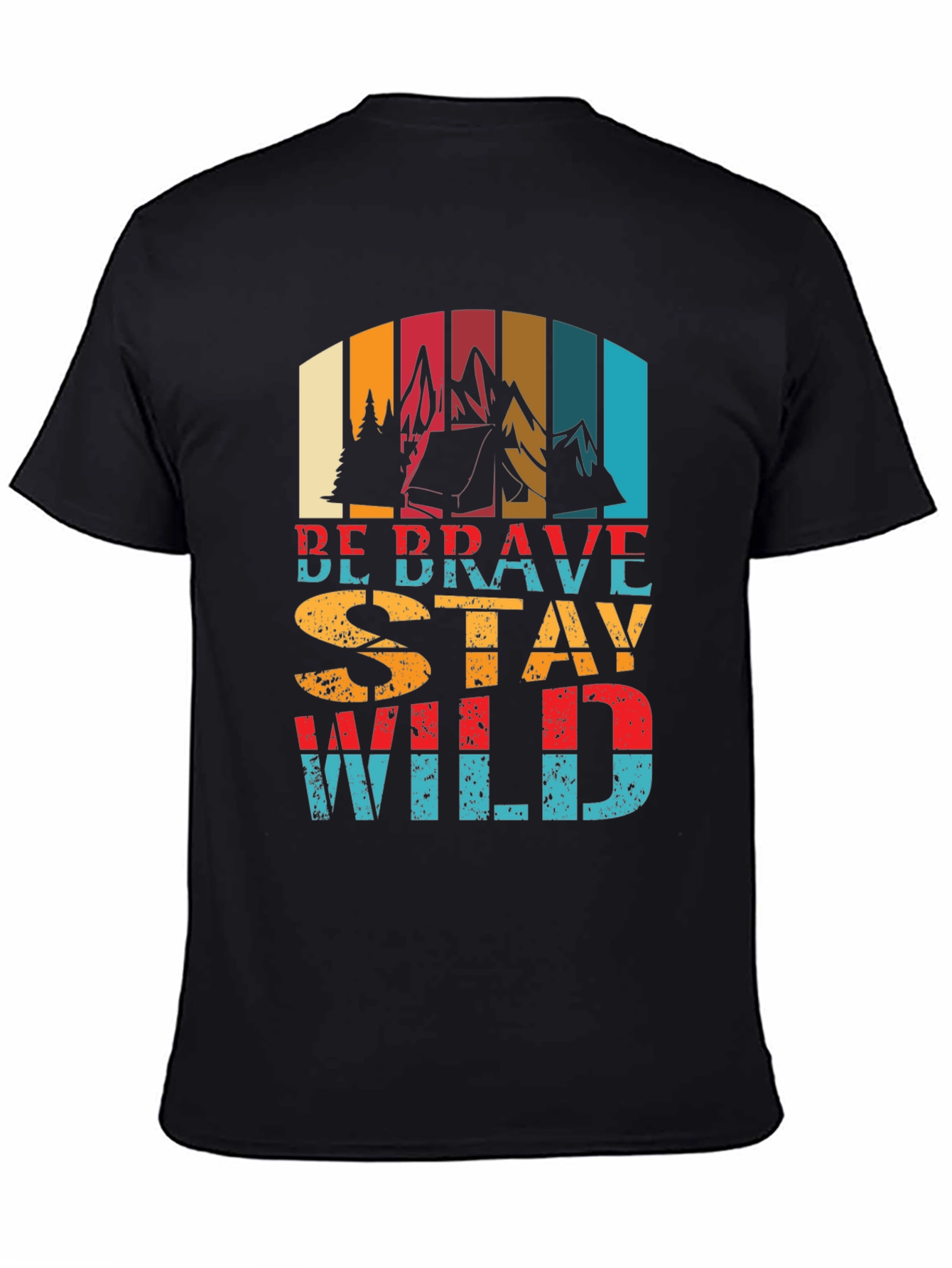 Be Brave Stay Wild Graphic T-Shirt